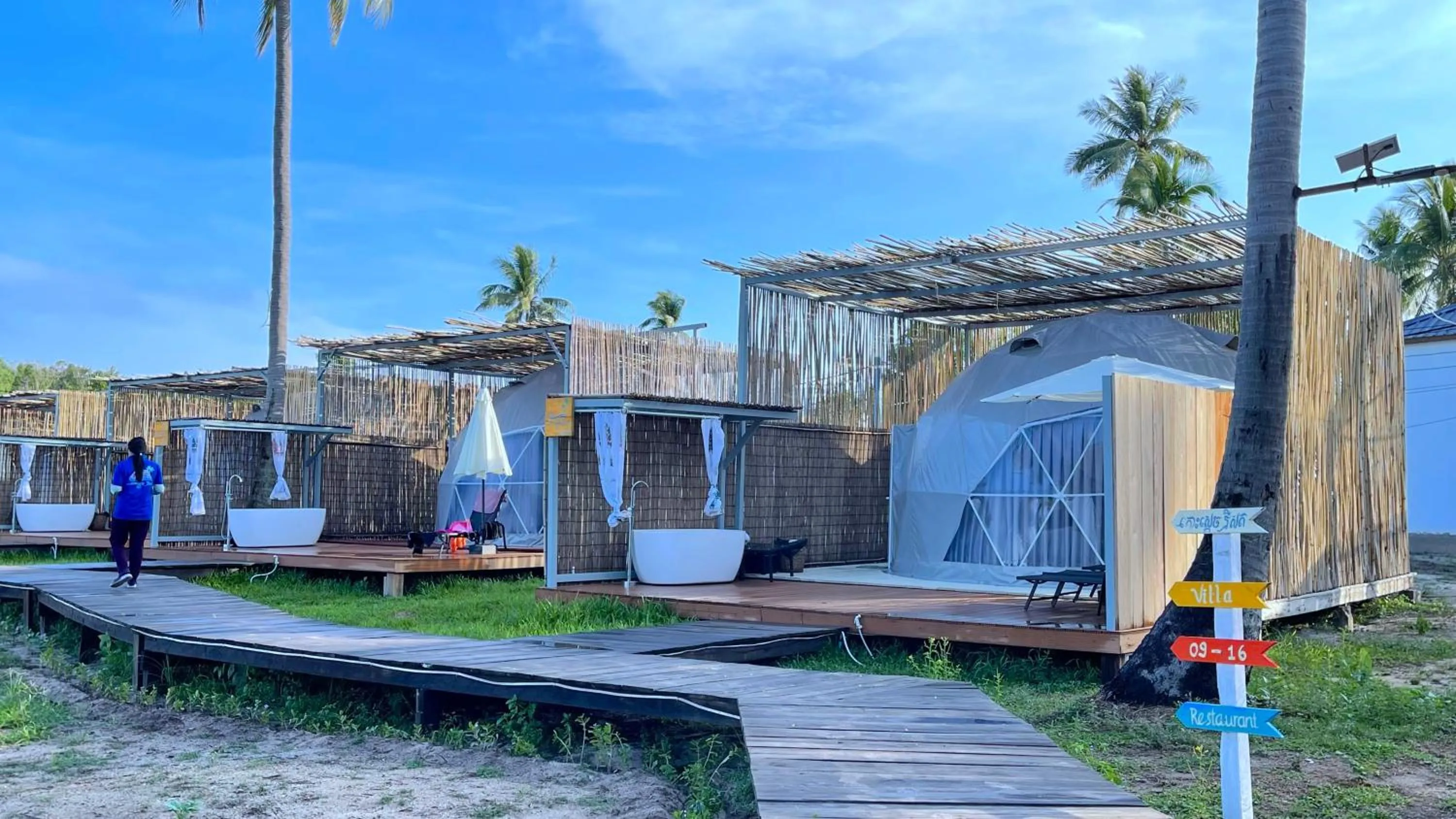 Patio in Koh Sdach Resort by EHM