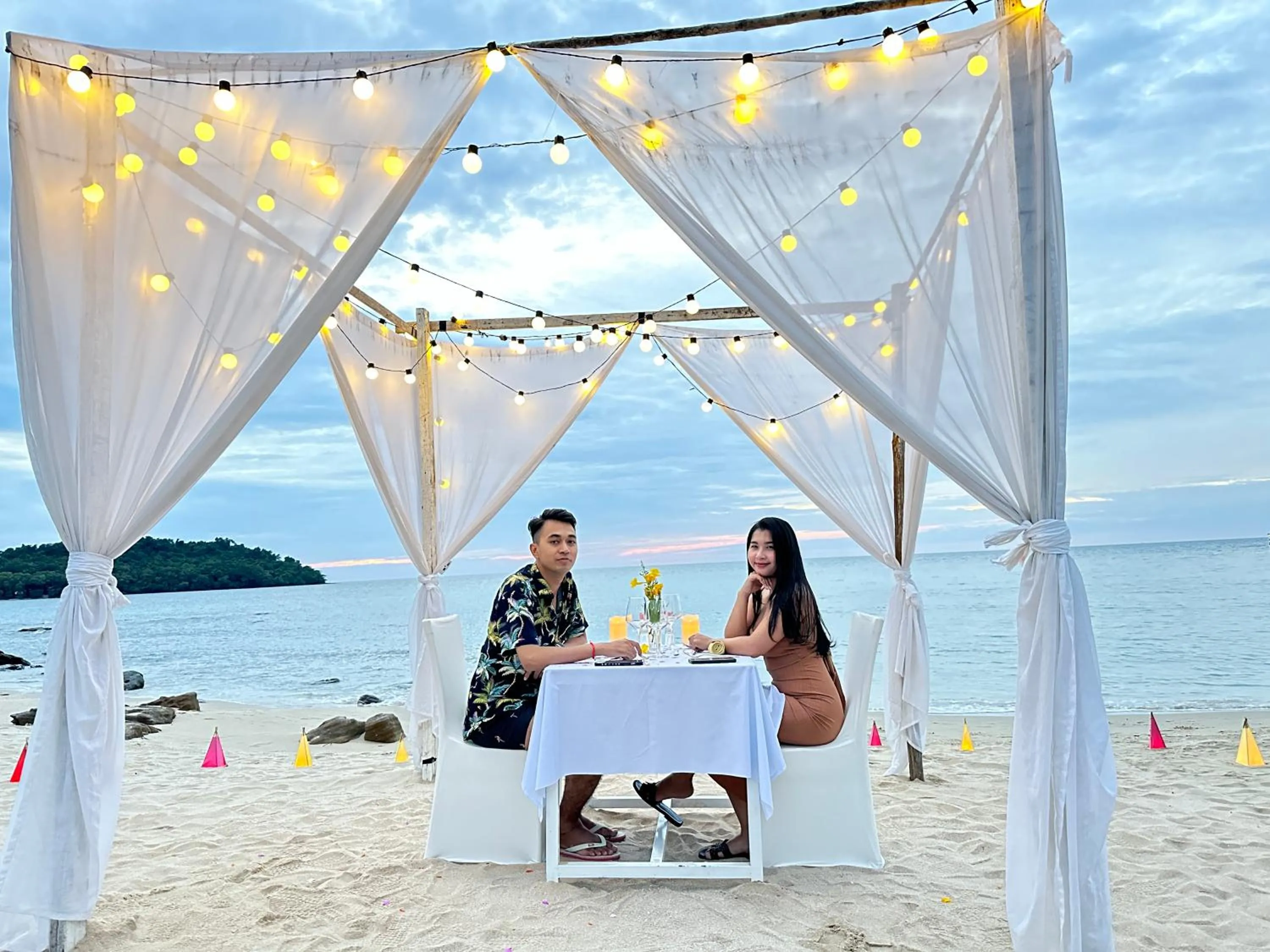 Dining area in Koh Sdach Resort by EHM