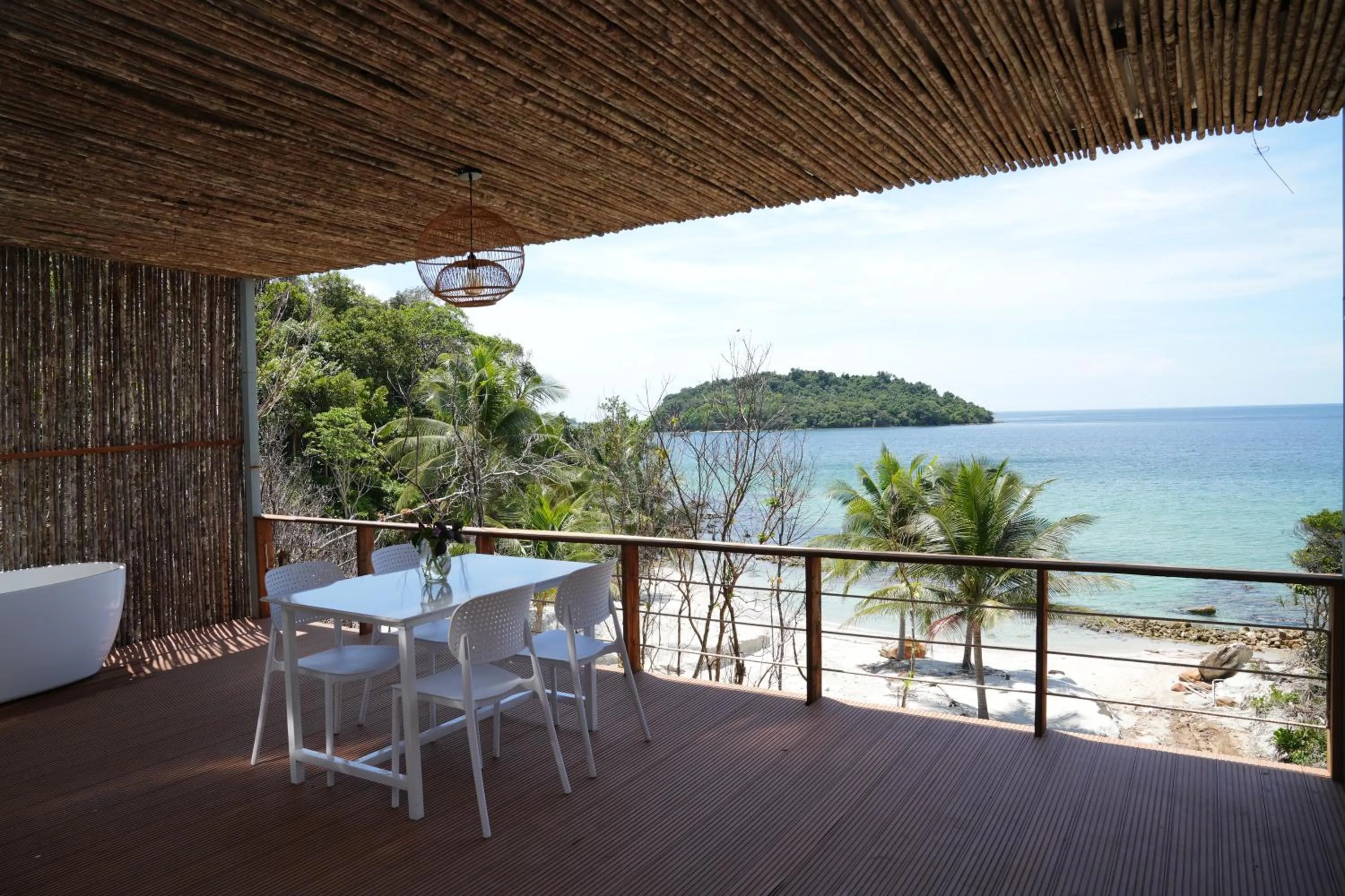 Patio in Koh Sdach Resort by EHM