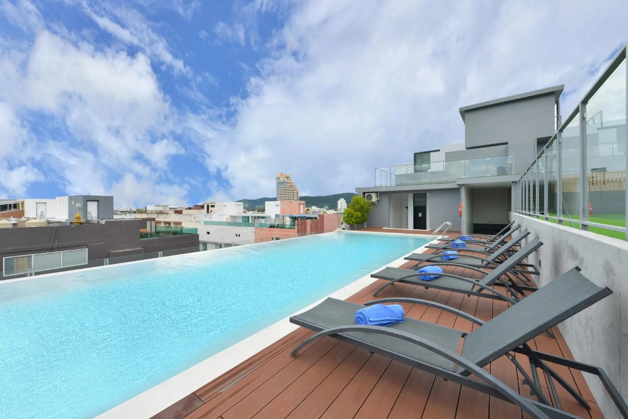 Pool view in Grace Patong Hotel