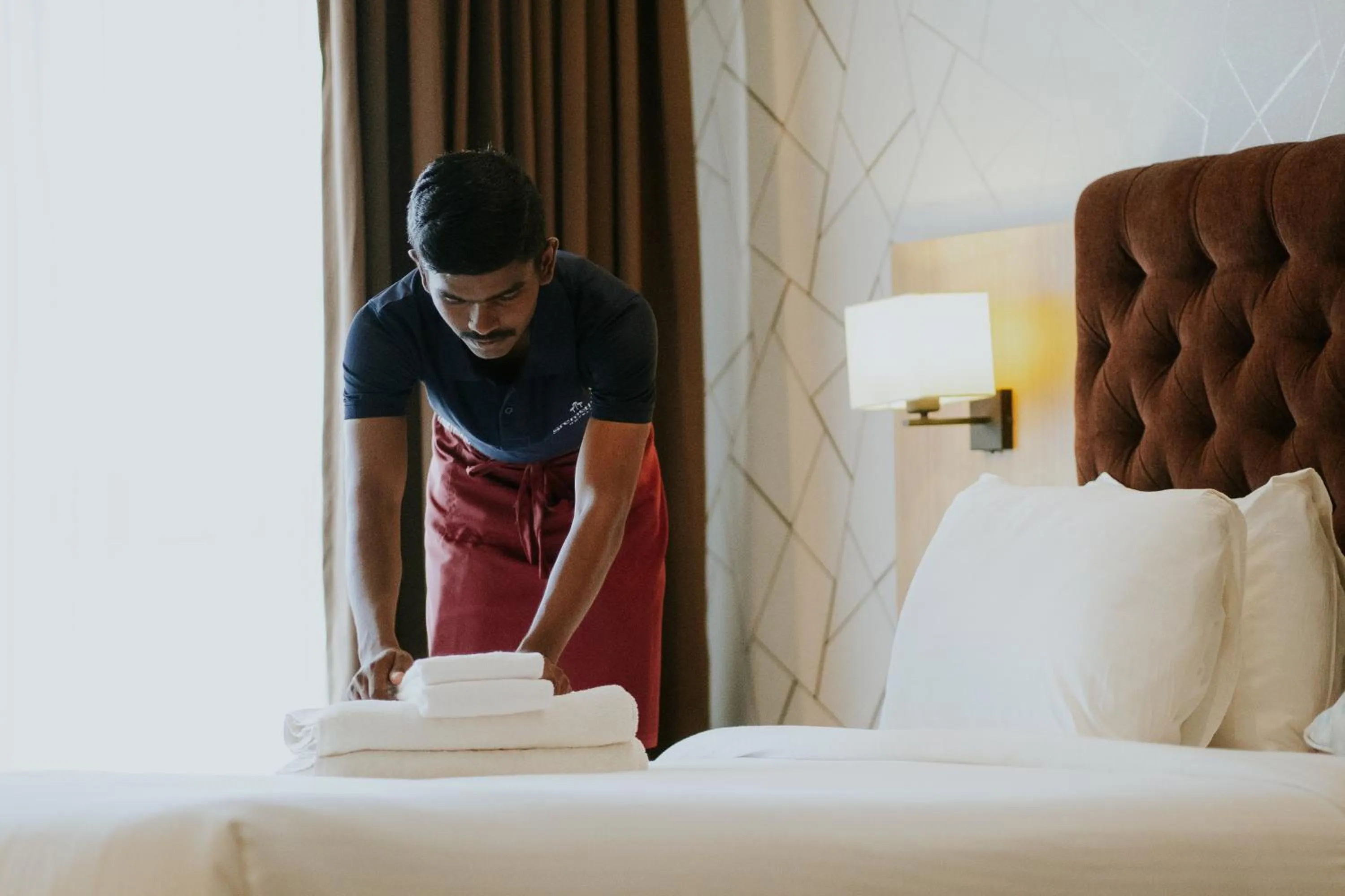 Staff in Sremethila Hotels Rameswaram