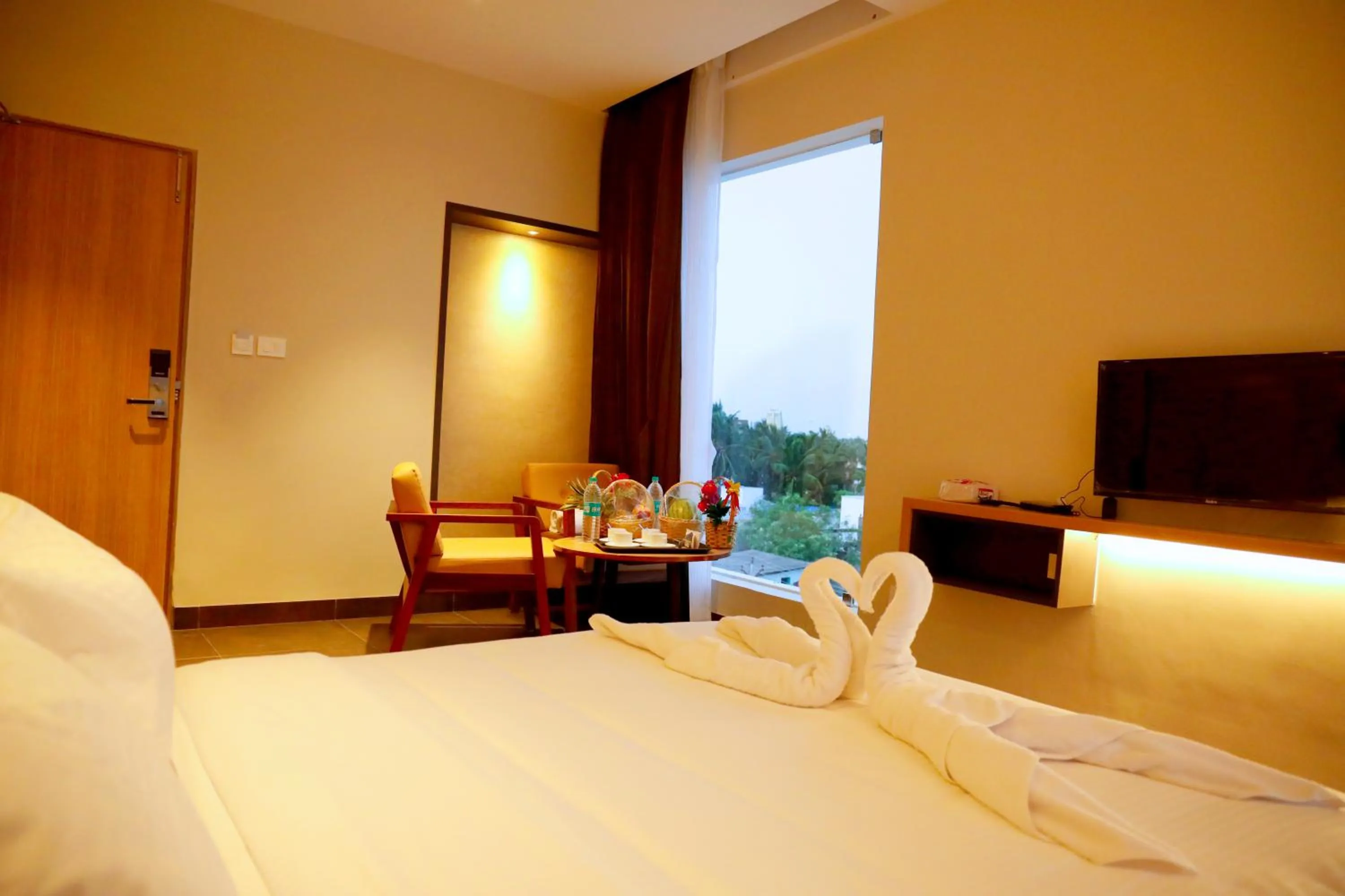 Living room in Sremethila Hotels Rameswaram