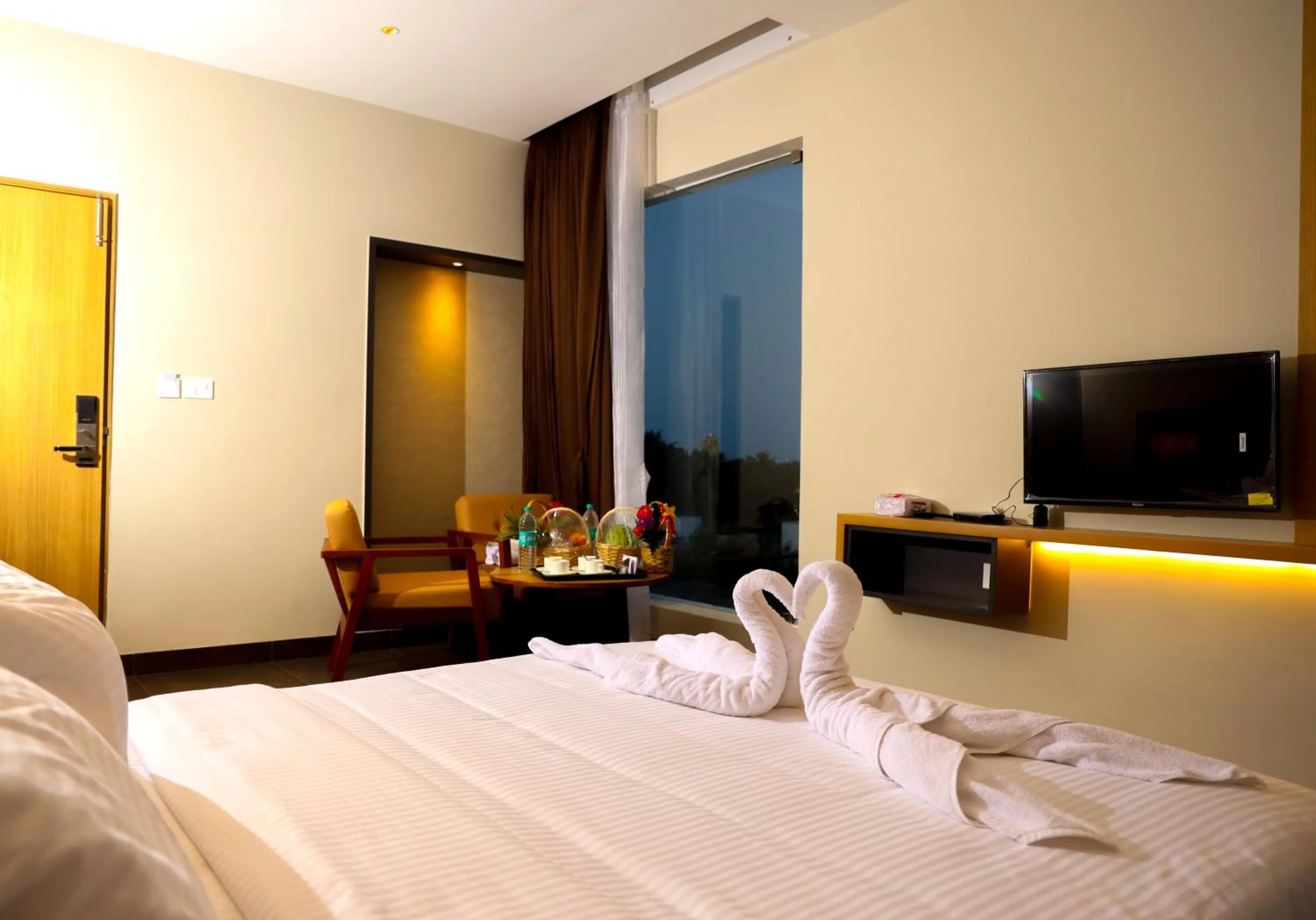 Bed in Sremethila Hotels Rameswaram