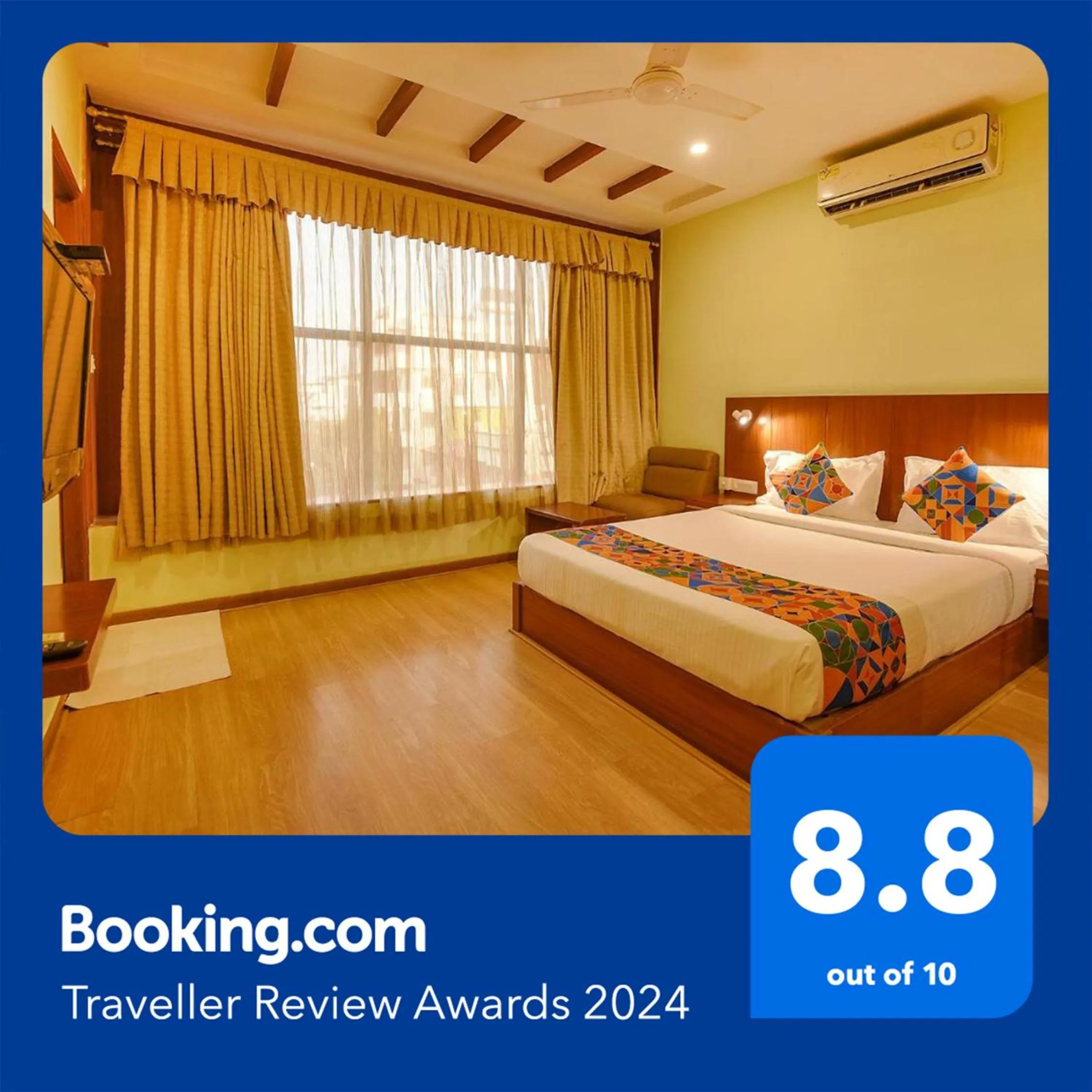 Bed in FabHotel The BTM Palace - BTM Layout