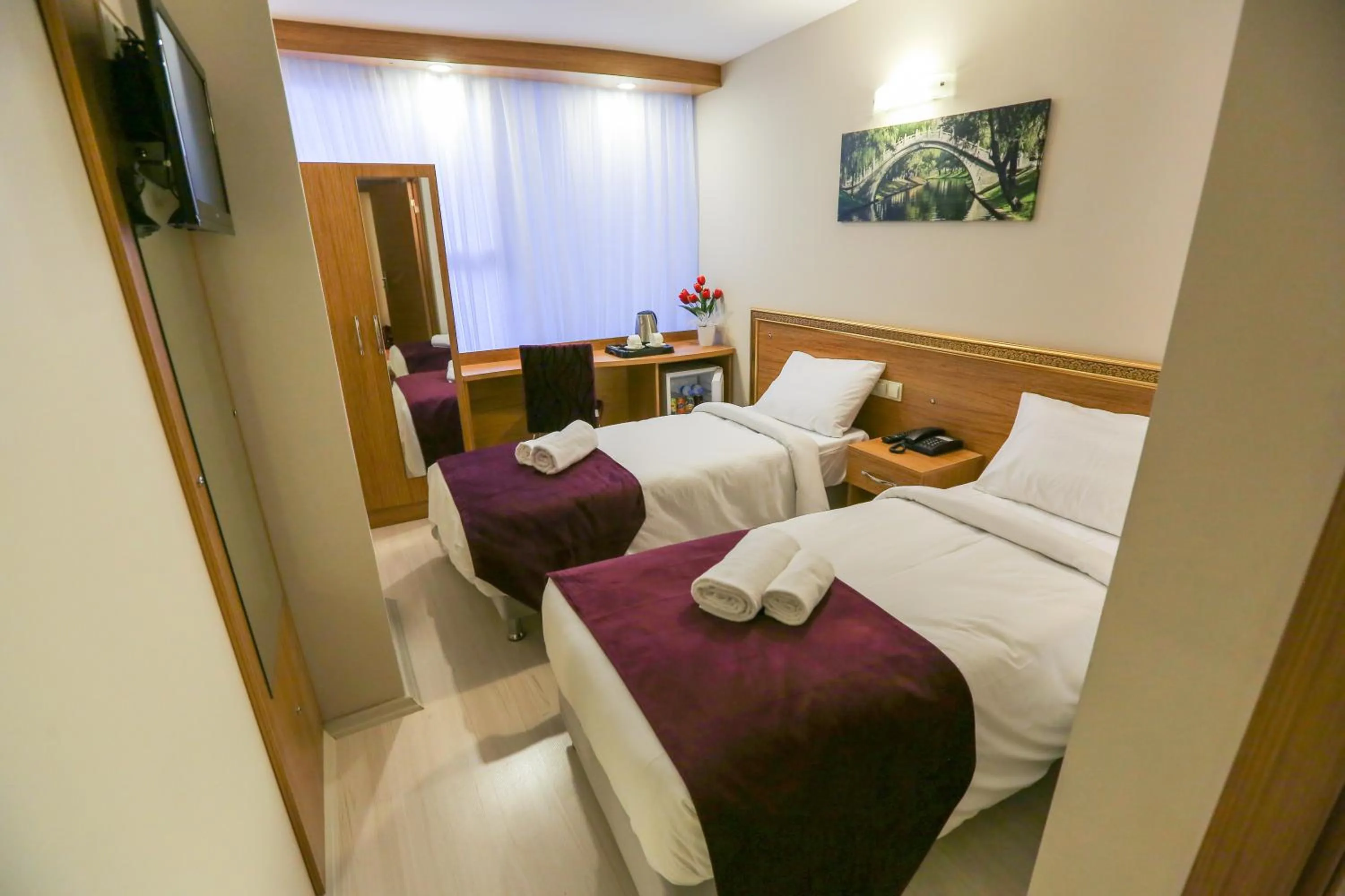 Bed in Grand İstanbul Airport Hotel