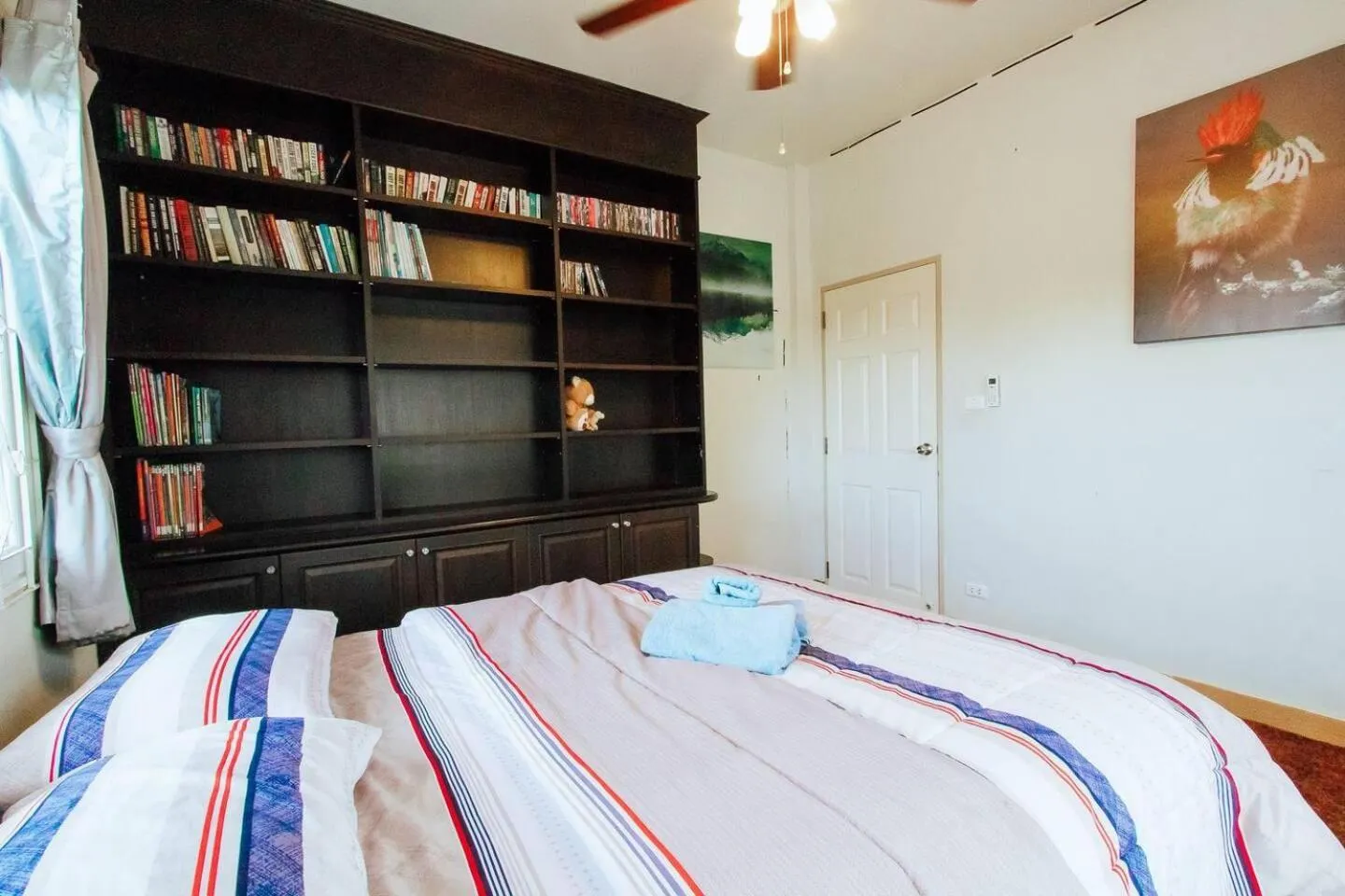 Bed in Captivating 3-Bed Villa in Muang Pattaya
