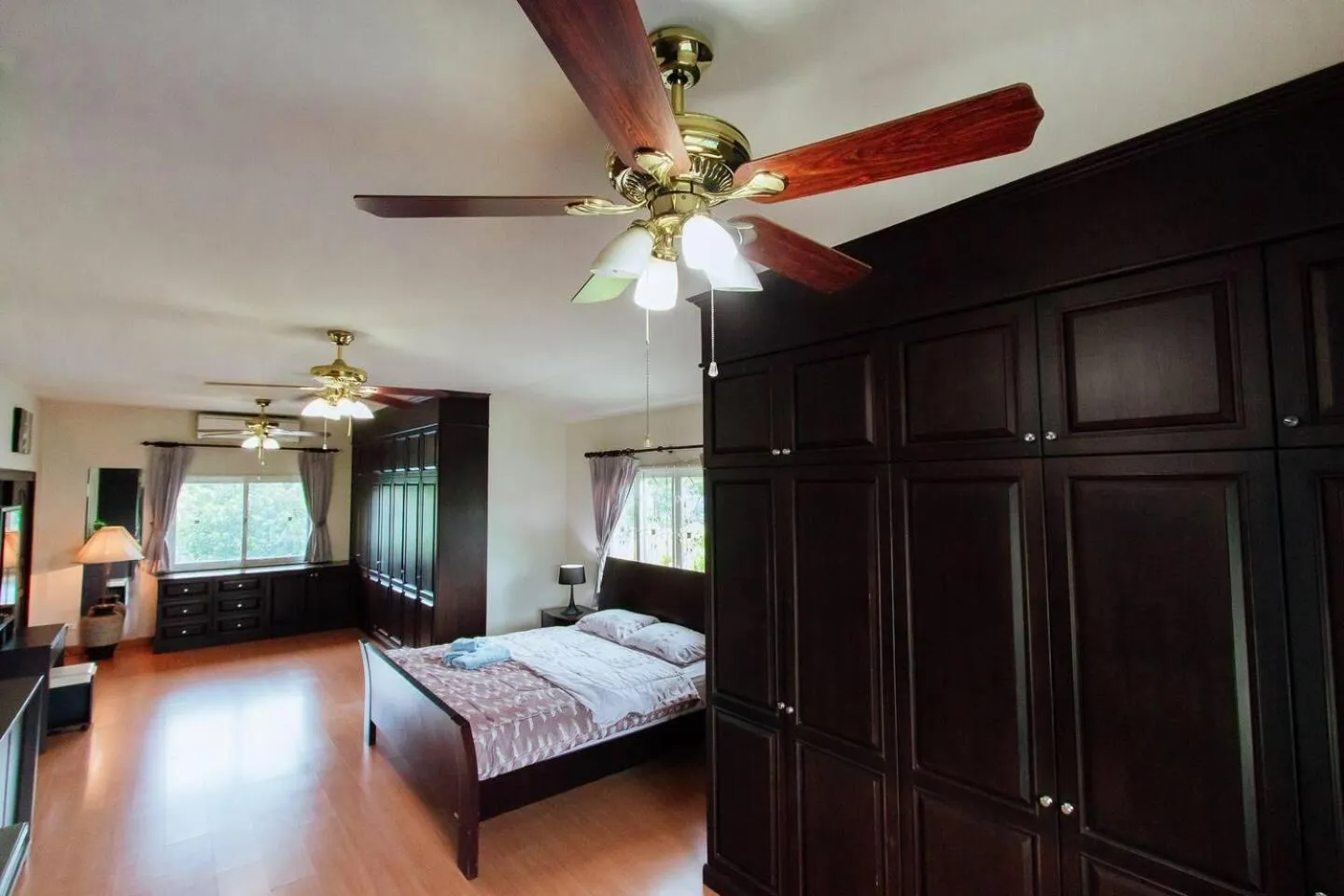 Bed in Captivating 3-Bed Villa in Muang Pattaya