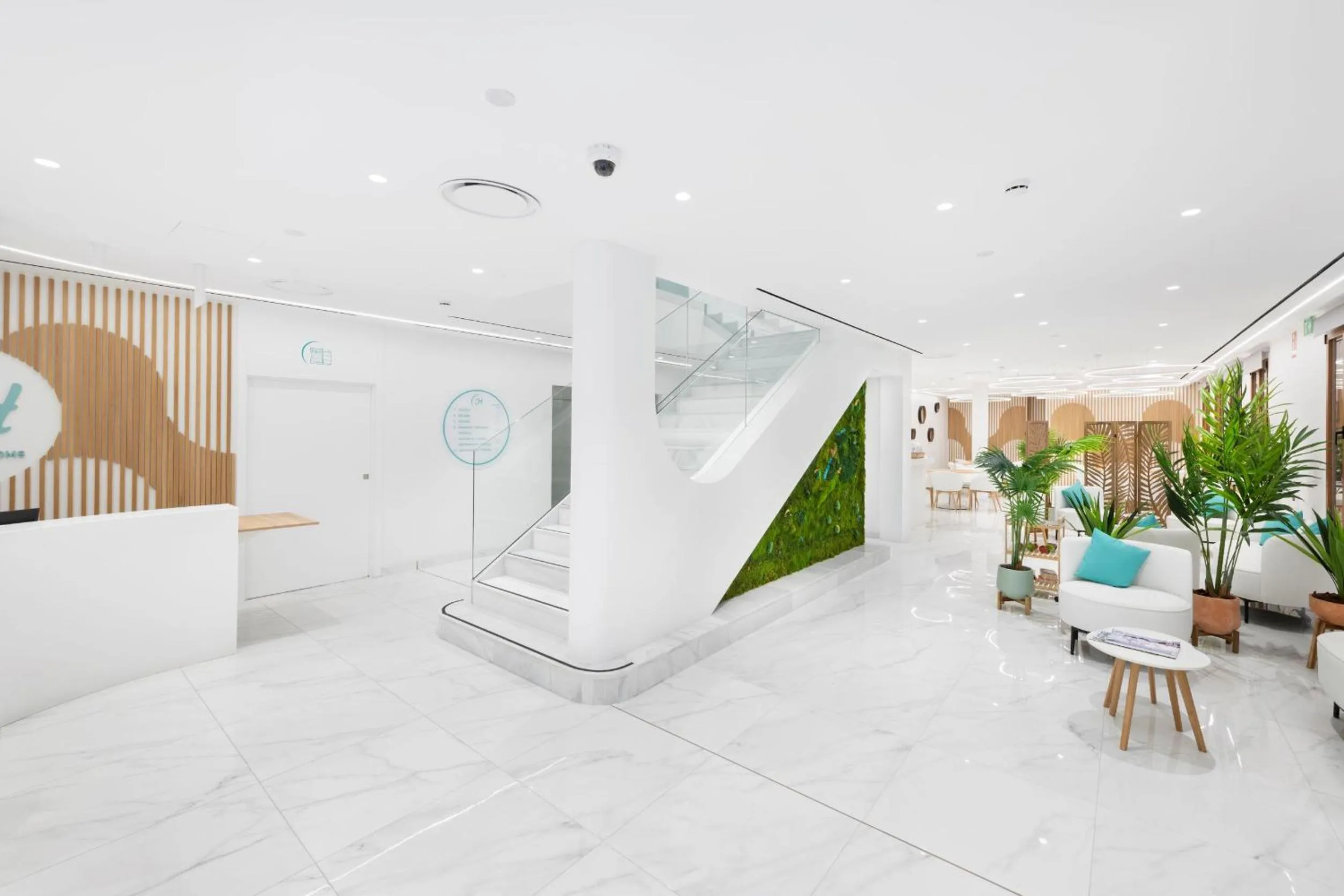 Lobby or reception in Odyssey Rooms Alicante