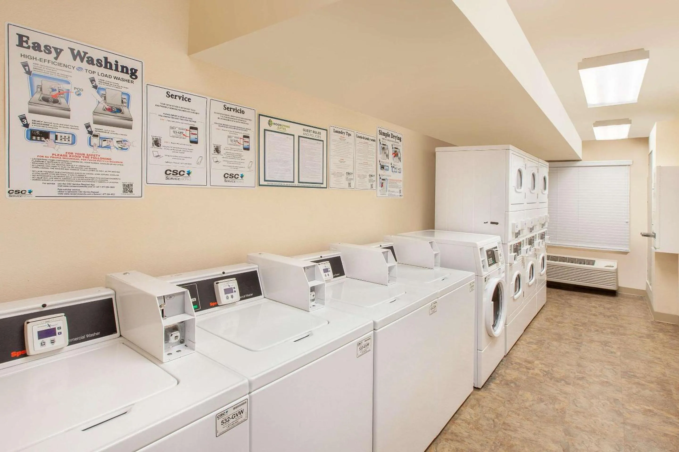 On site in WoodSpring Suites Pharr