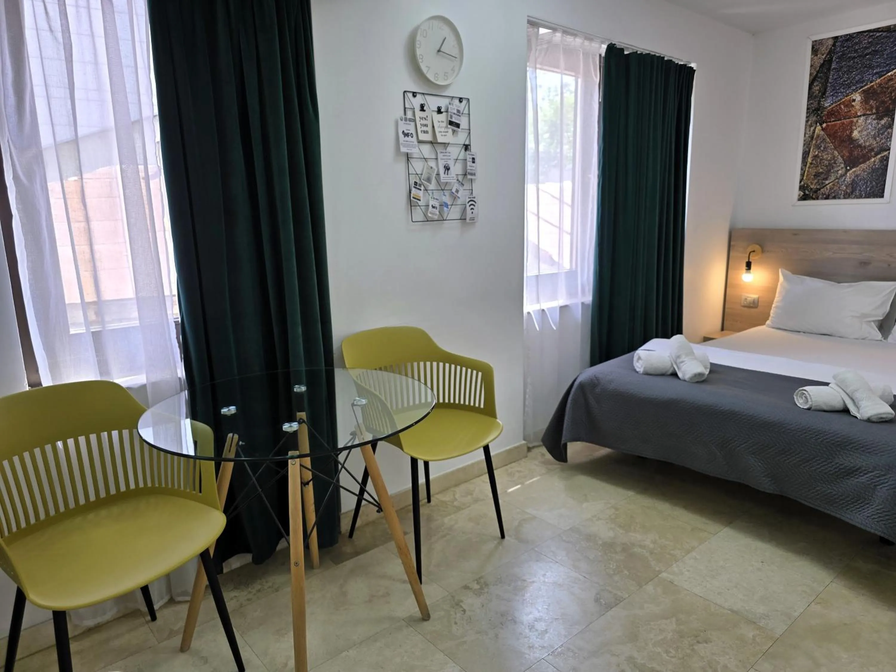 Bed in Dacia Residence Apartments