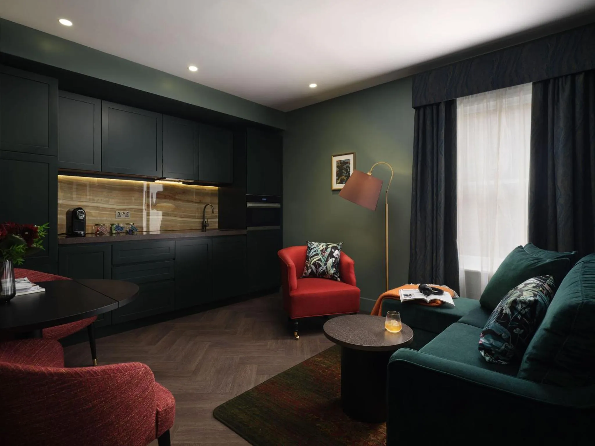 Seating area in The Other House South Kensington