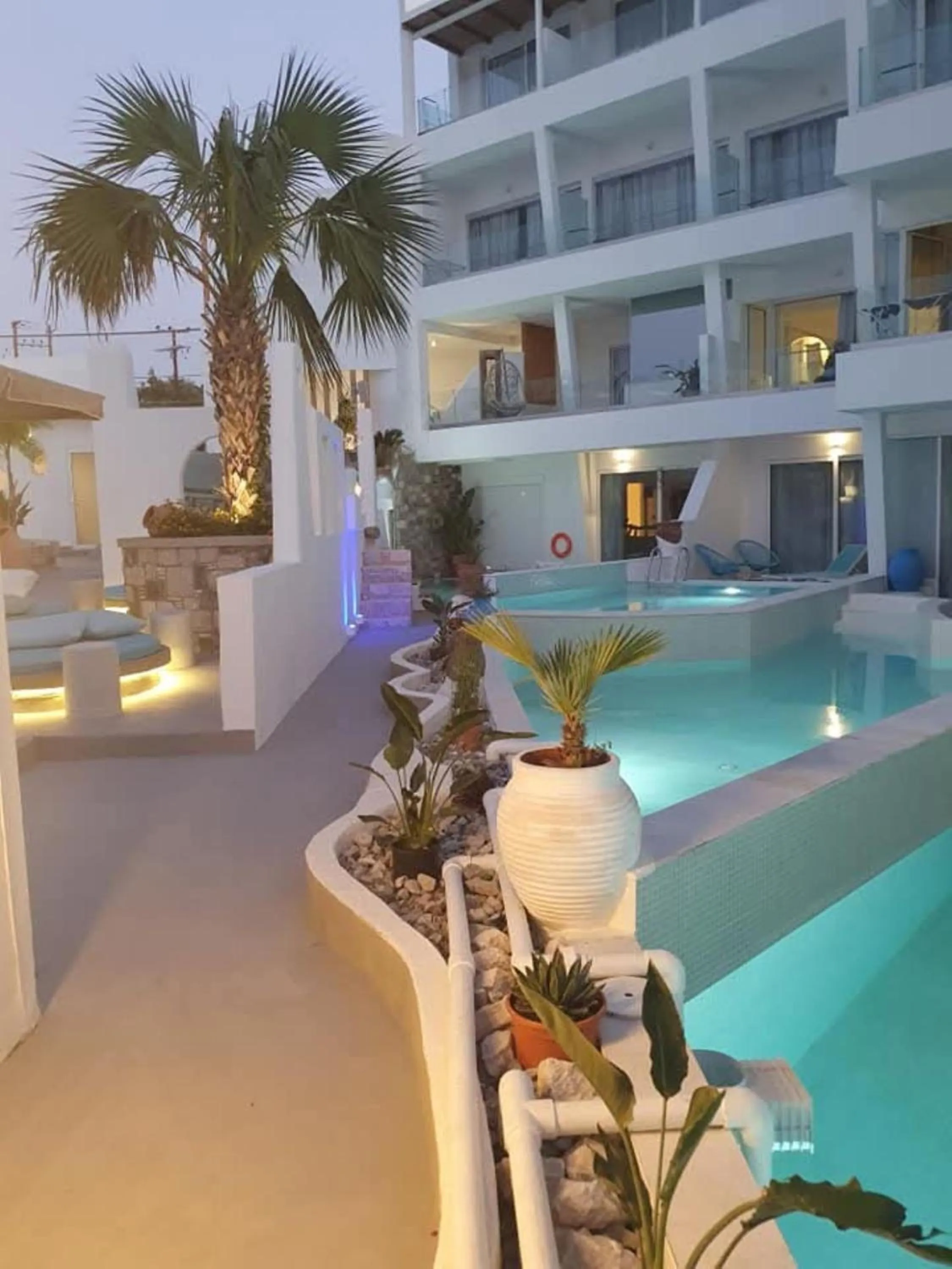 Pool view in Kouros Home & Suites