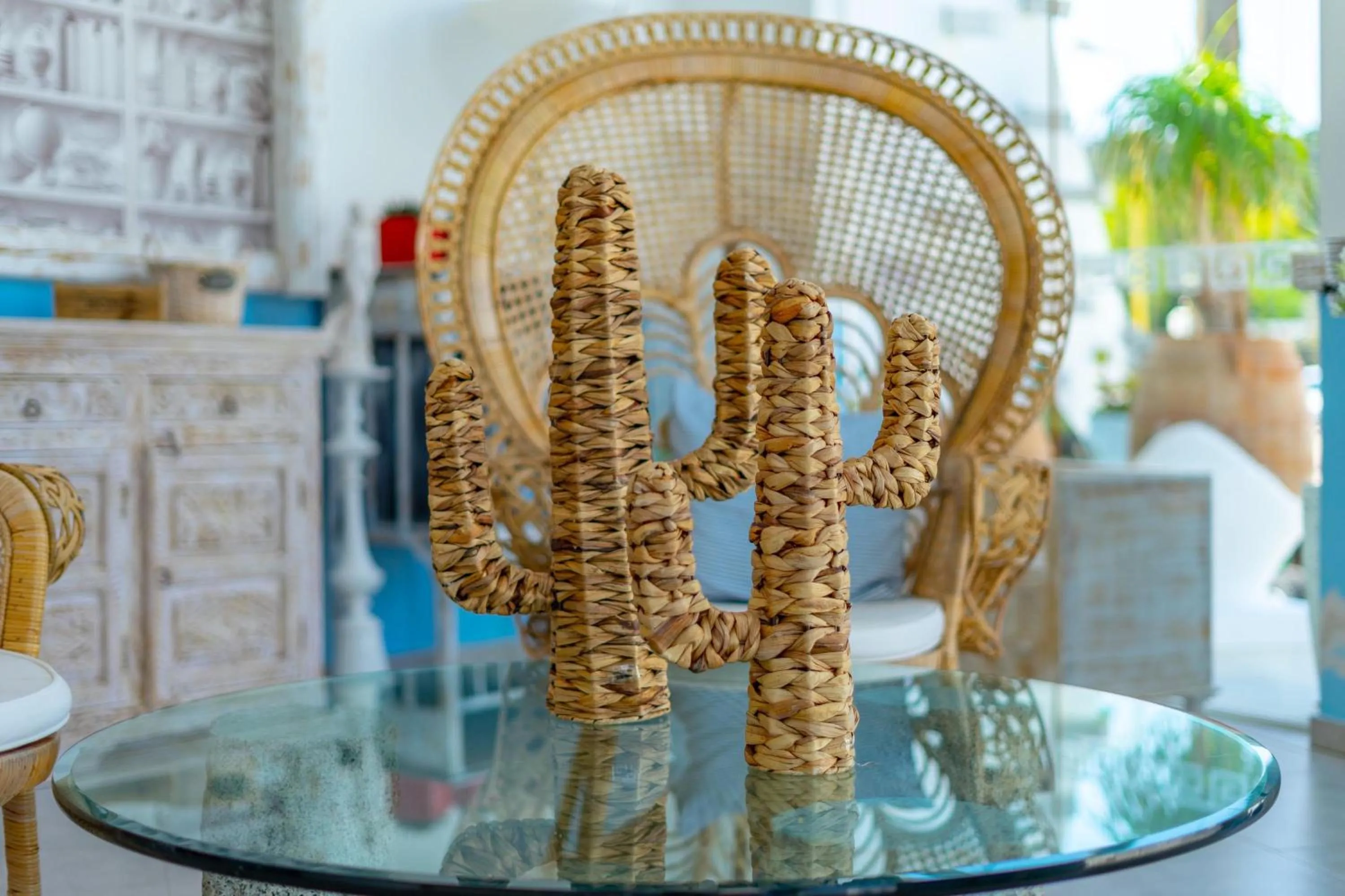 Seating area in Kouros Home & Suites