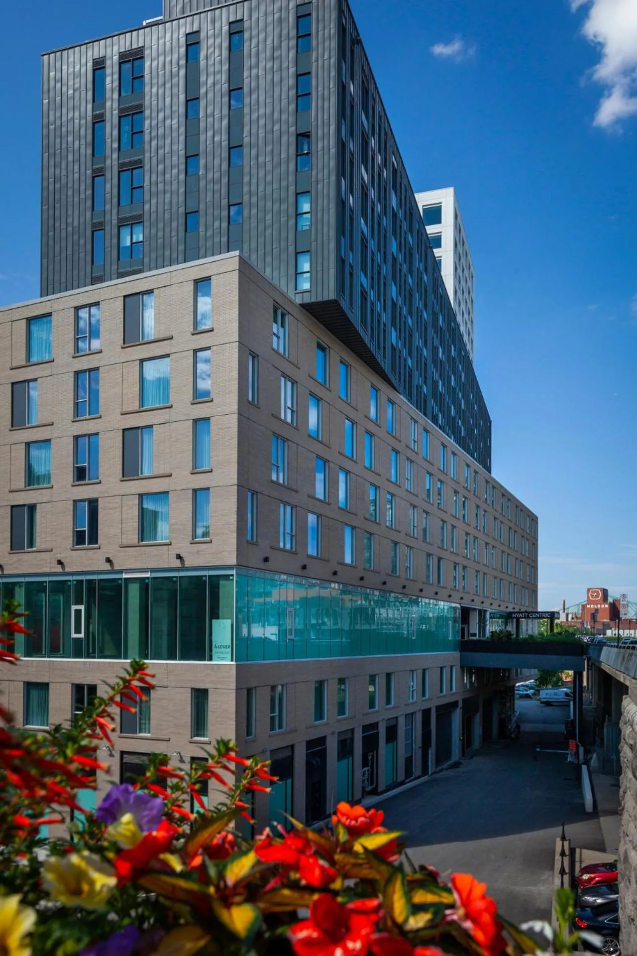 Property building in Hyatt Centric Montreal