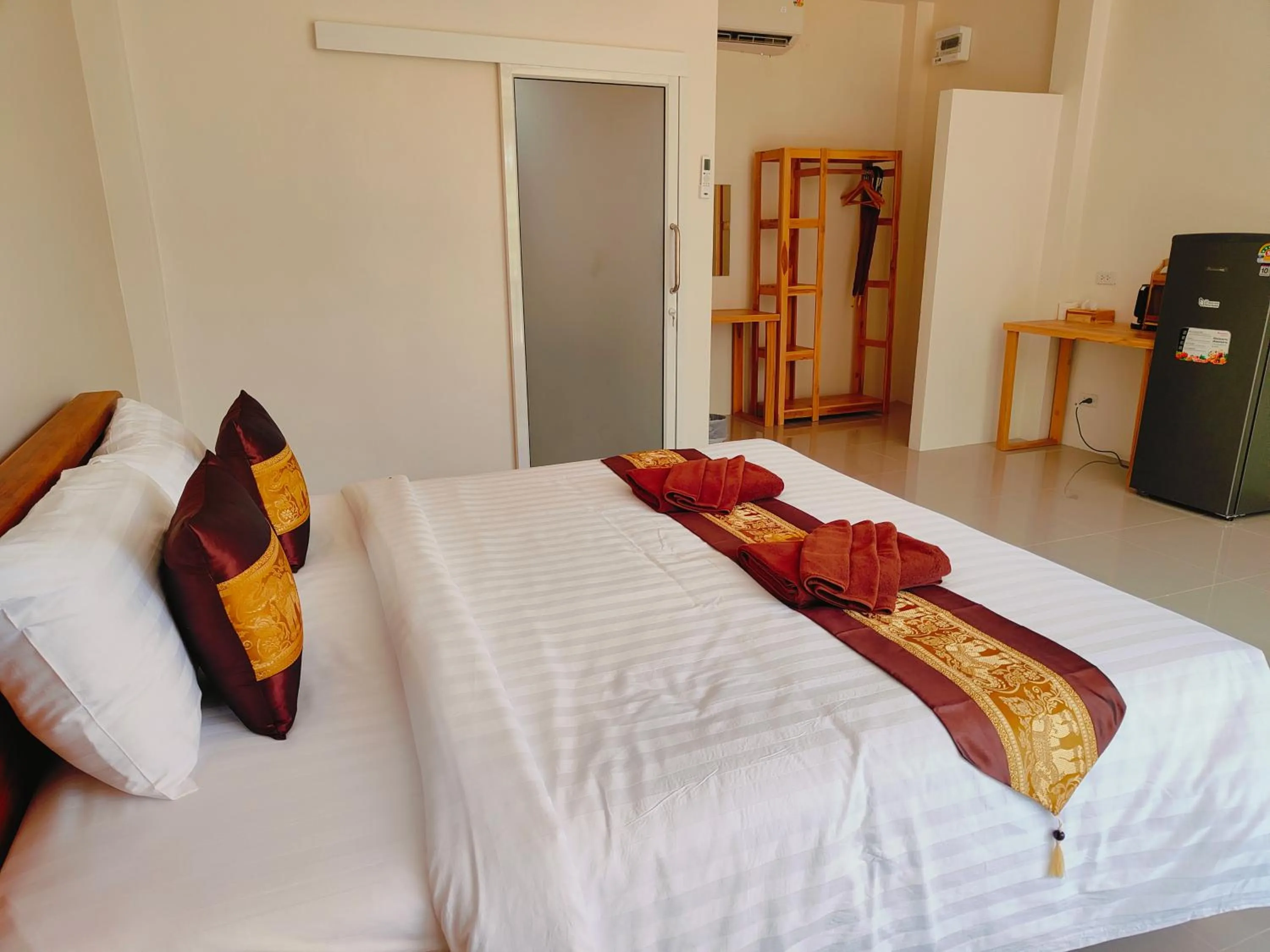 Bed in The mantra resort