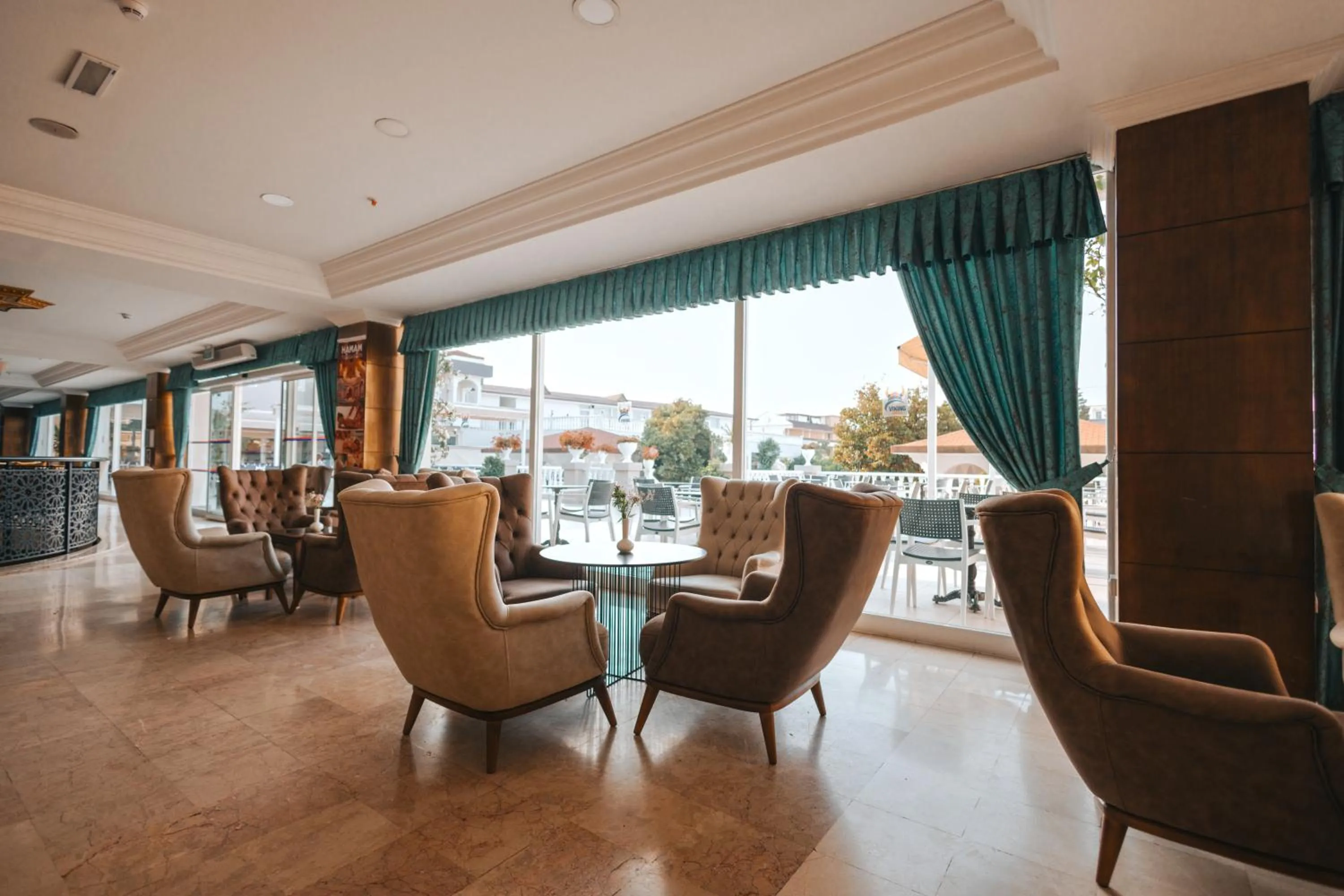 Seating area in Viking Garden Hotel