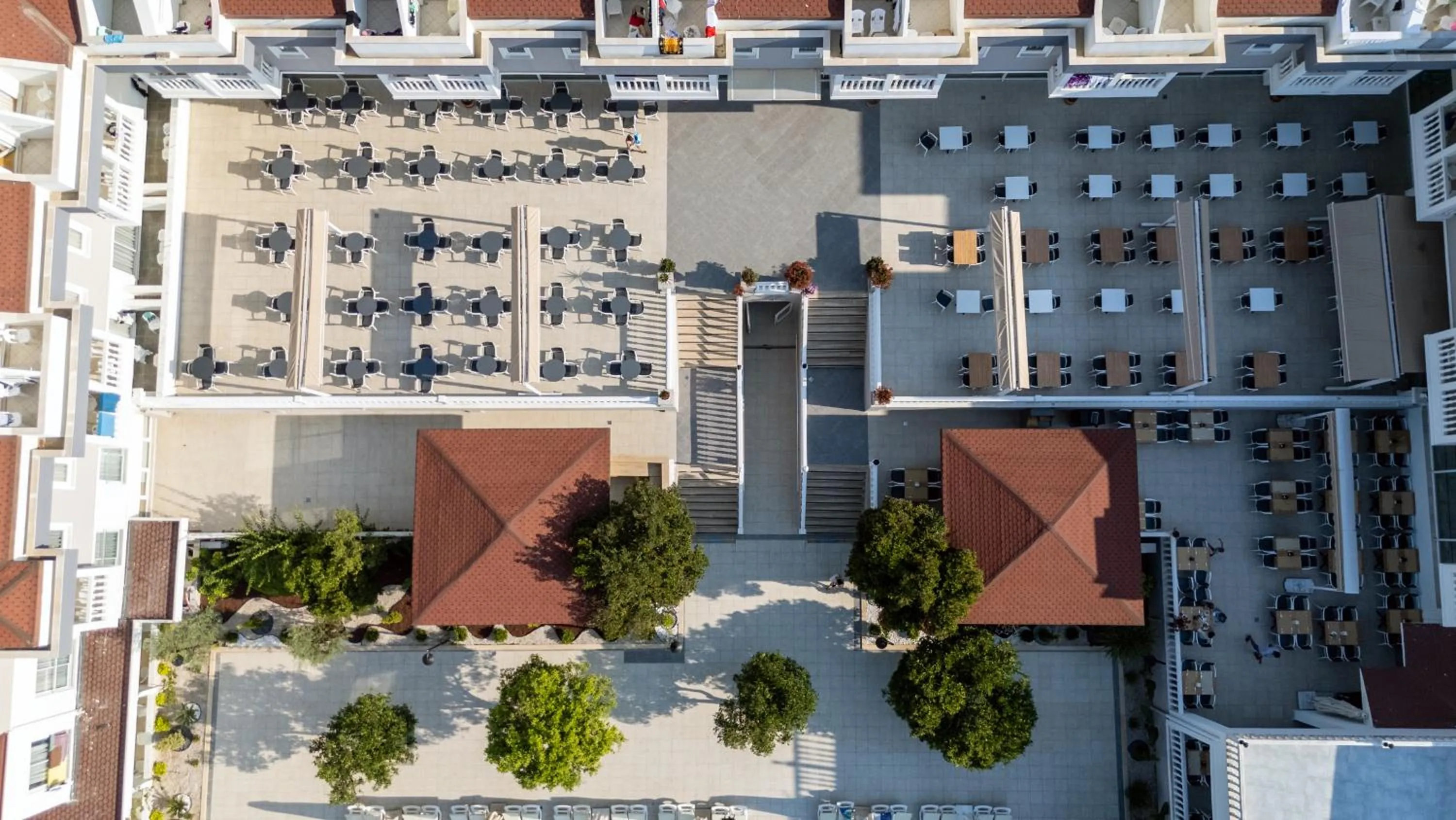Bird's eye view in Viking Garden Hotel