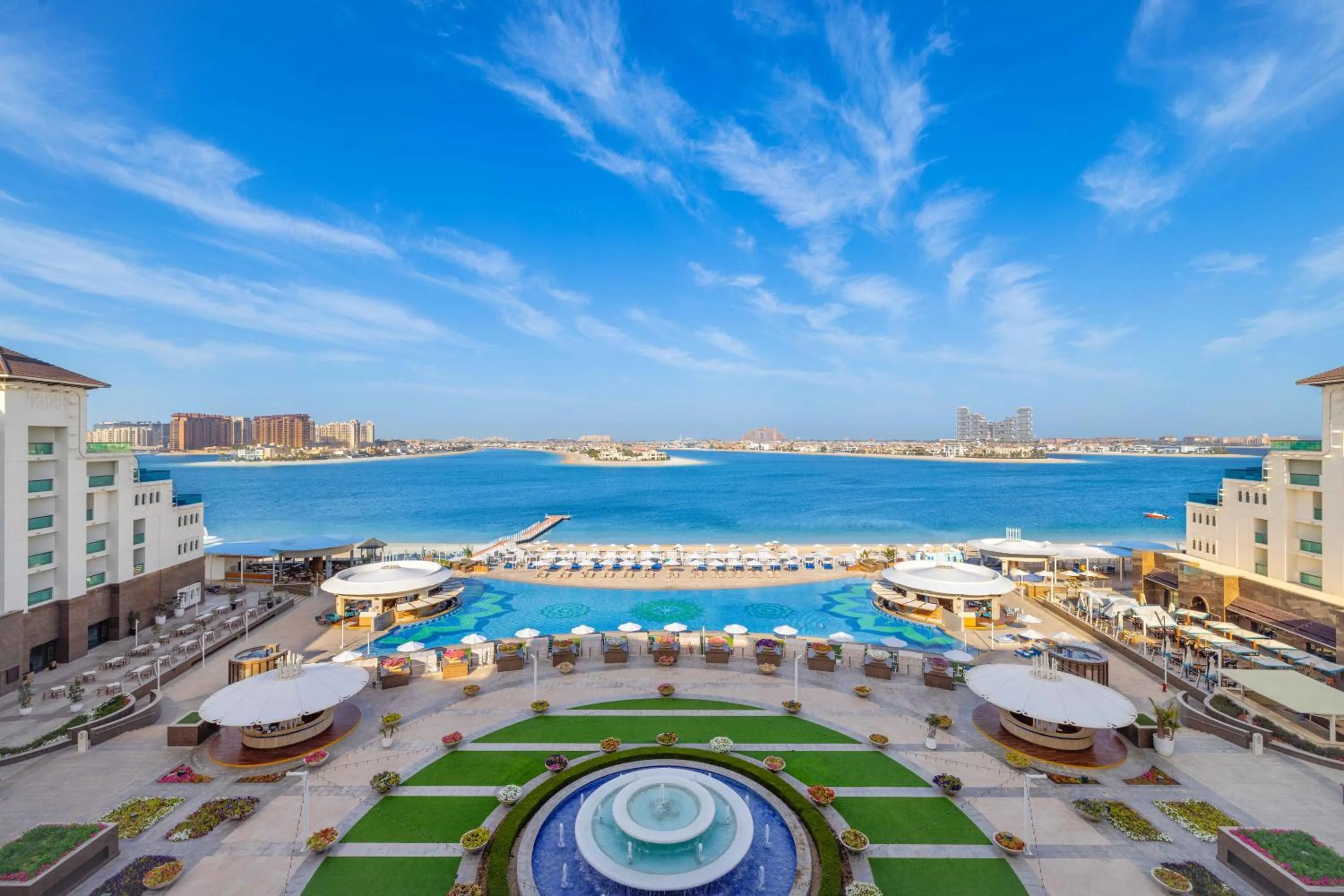 Inner courtyard view in Taj Exotica Resort & Spa, The Palm, Dubai