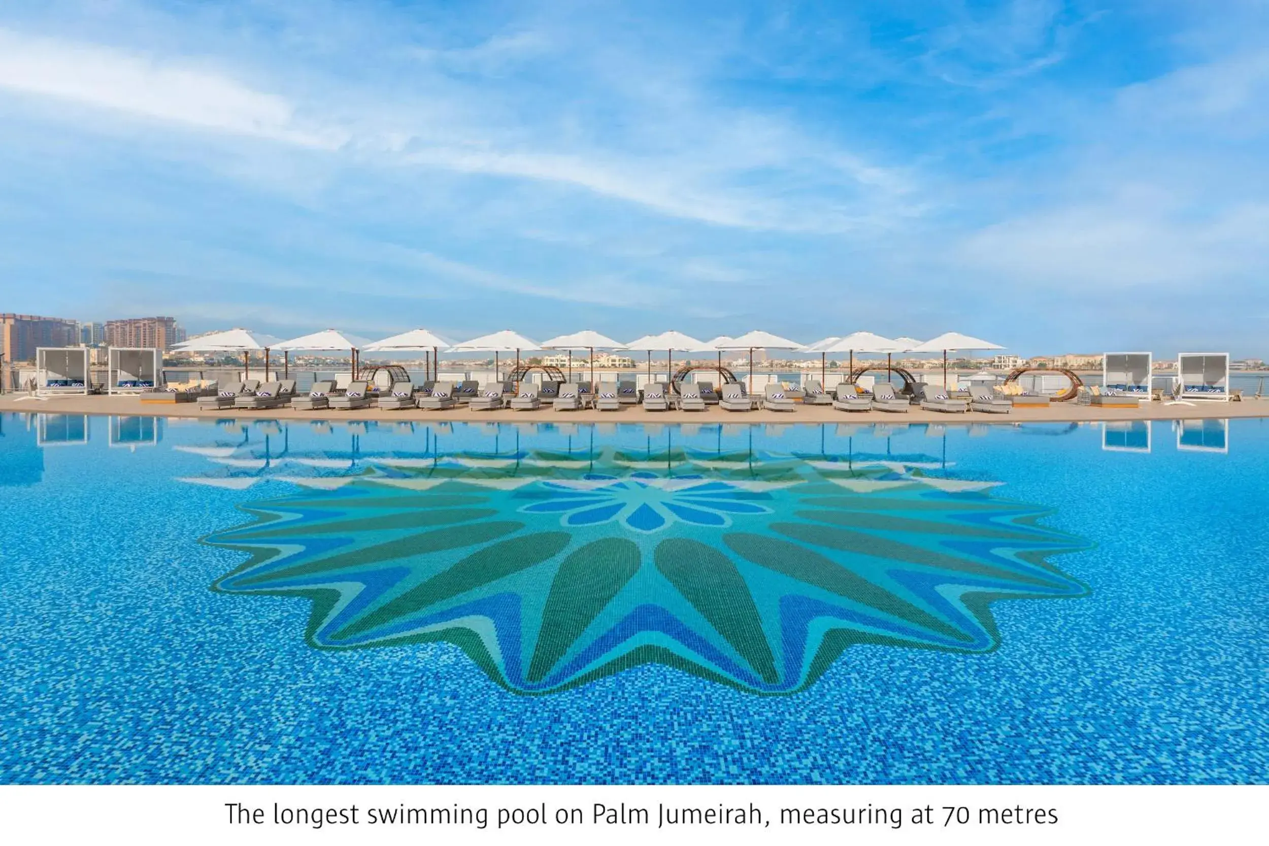 Swimming pool in Taj Exotica Resort & Spa, The Palm, Dubai Swimming pool in Taj Exotica Resort & Spa, The Palm, Dubai