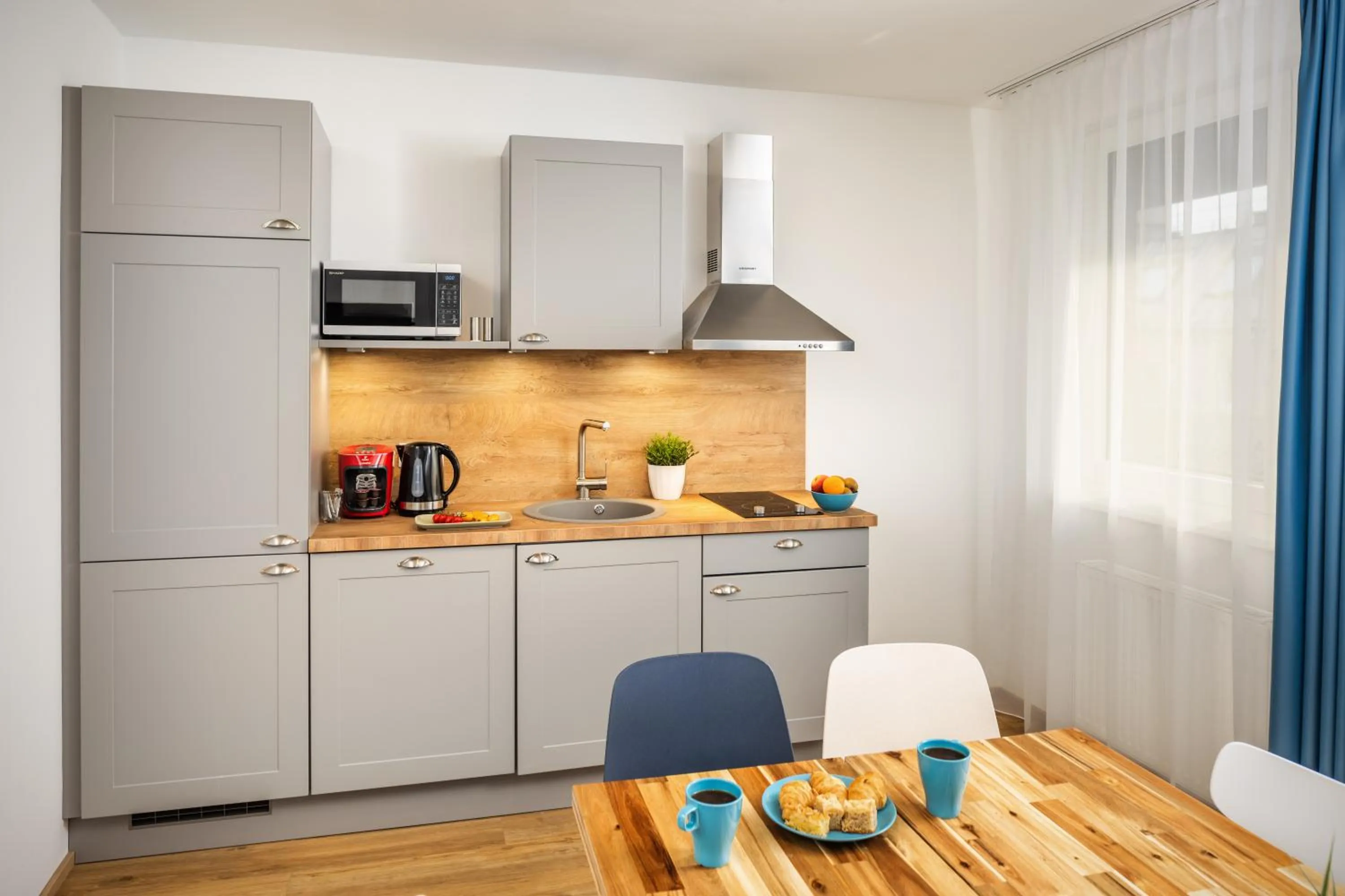 Coffee/tea facilities in Jimmy's Apartments Dandelion