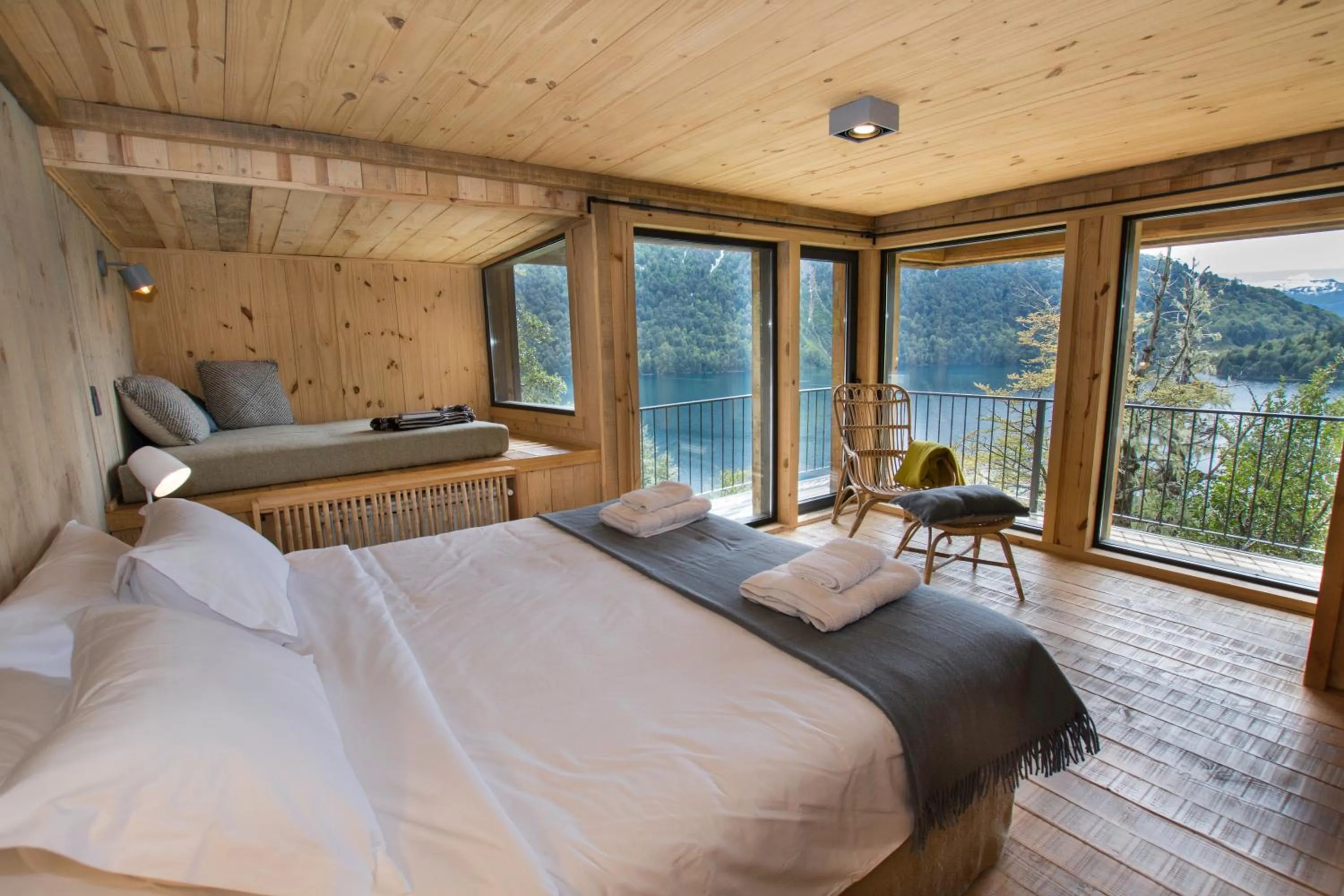 Natural landscape, Bed in Hermoso Eco Lodge