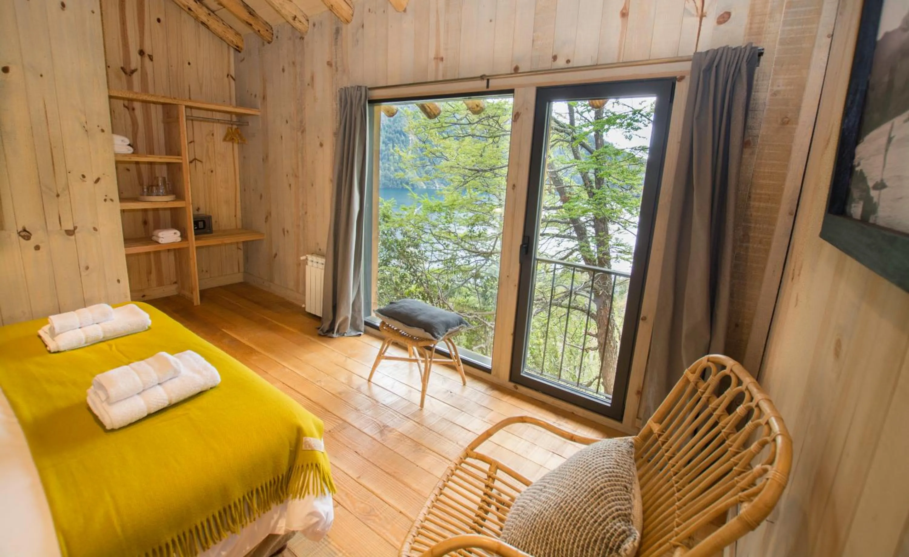 Natural landscape, Bed in Hermoso Eco Lodge