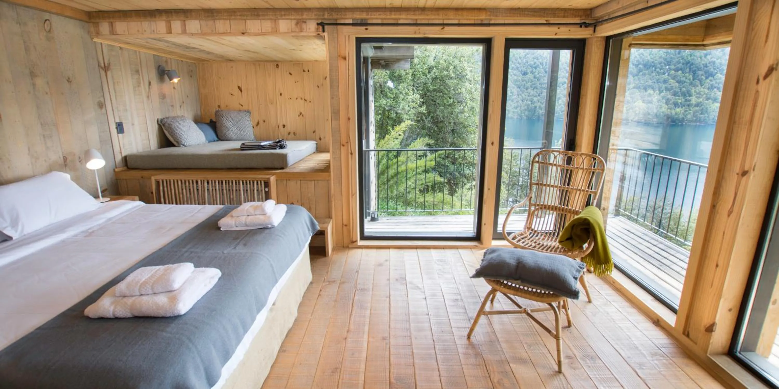 Natural landscape, Bed in Hermoso Eco Lodge