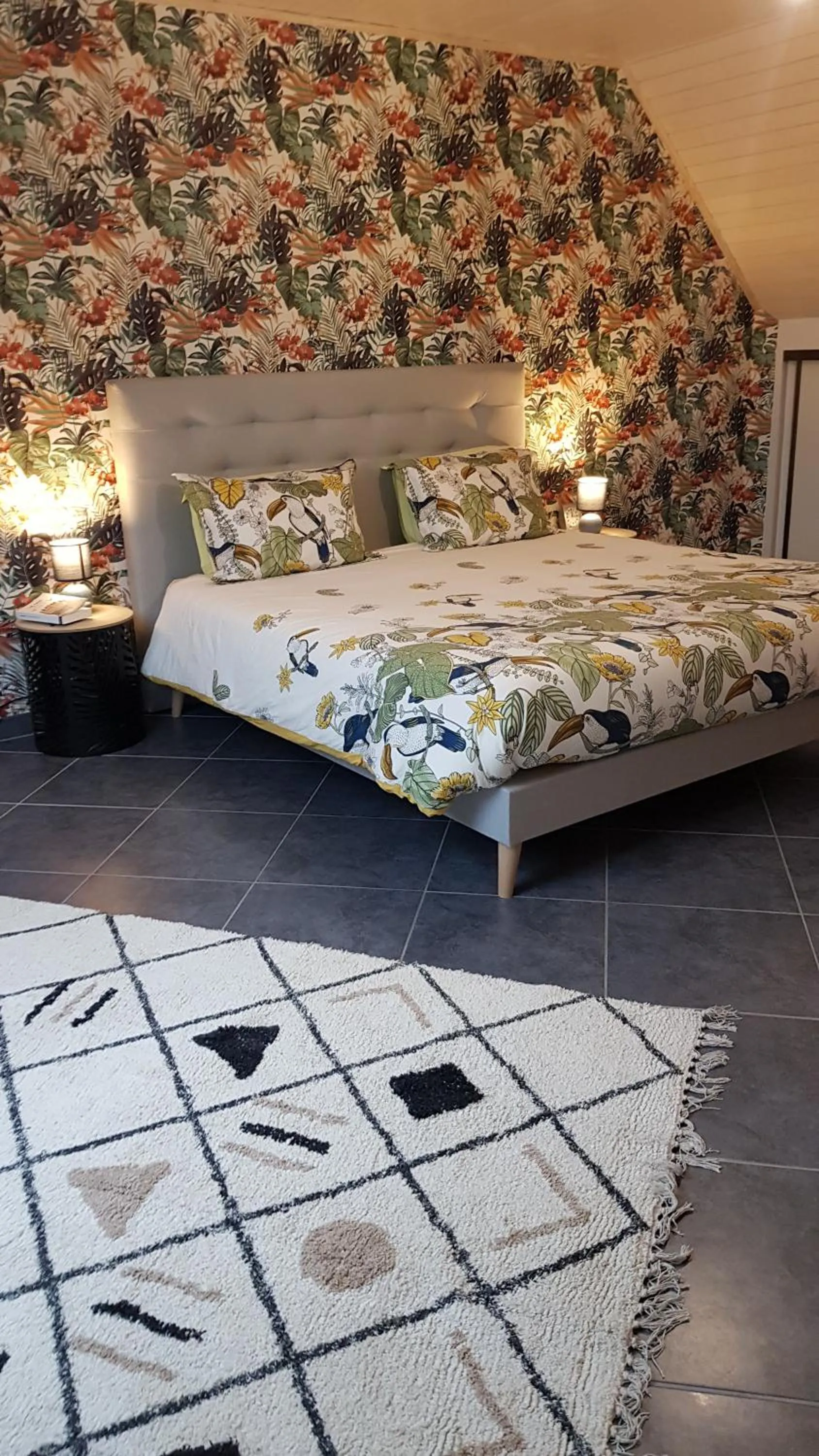 Photo of the whole room, Bed in Les Korrigans