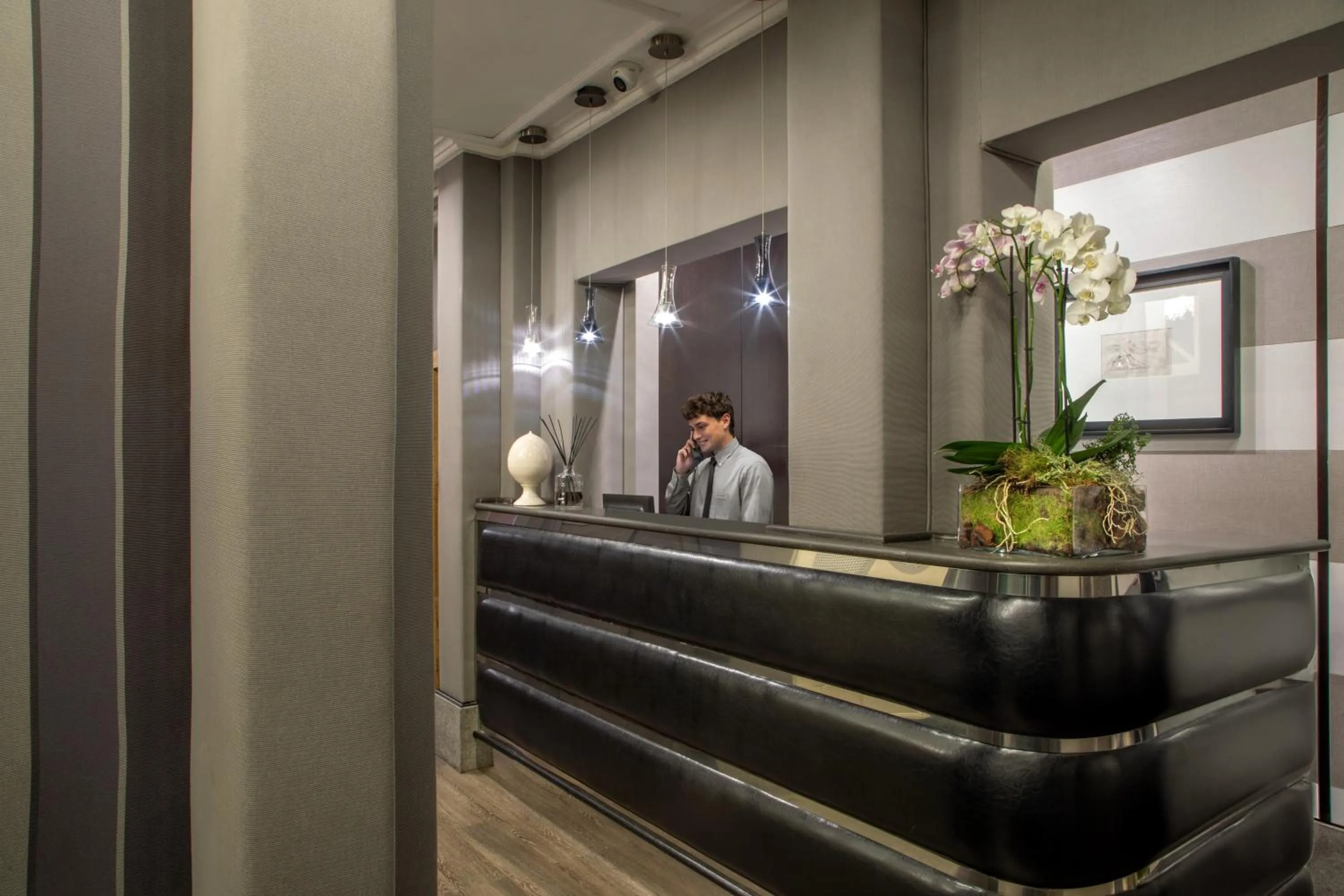 Lobby or reception in Hotel Royal Court