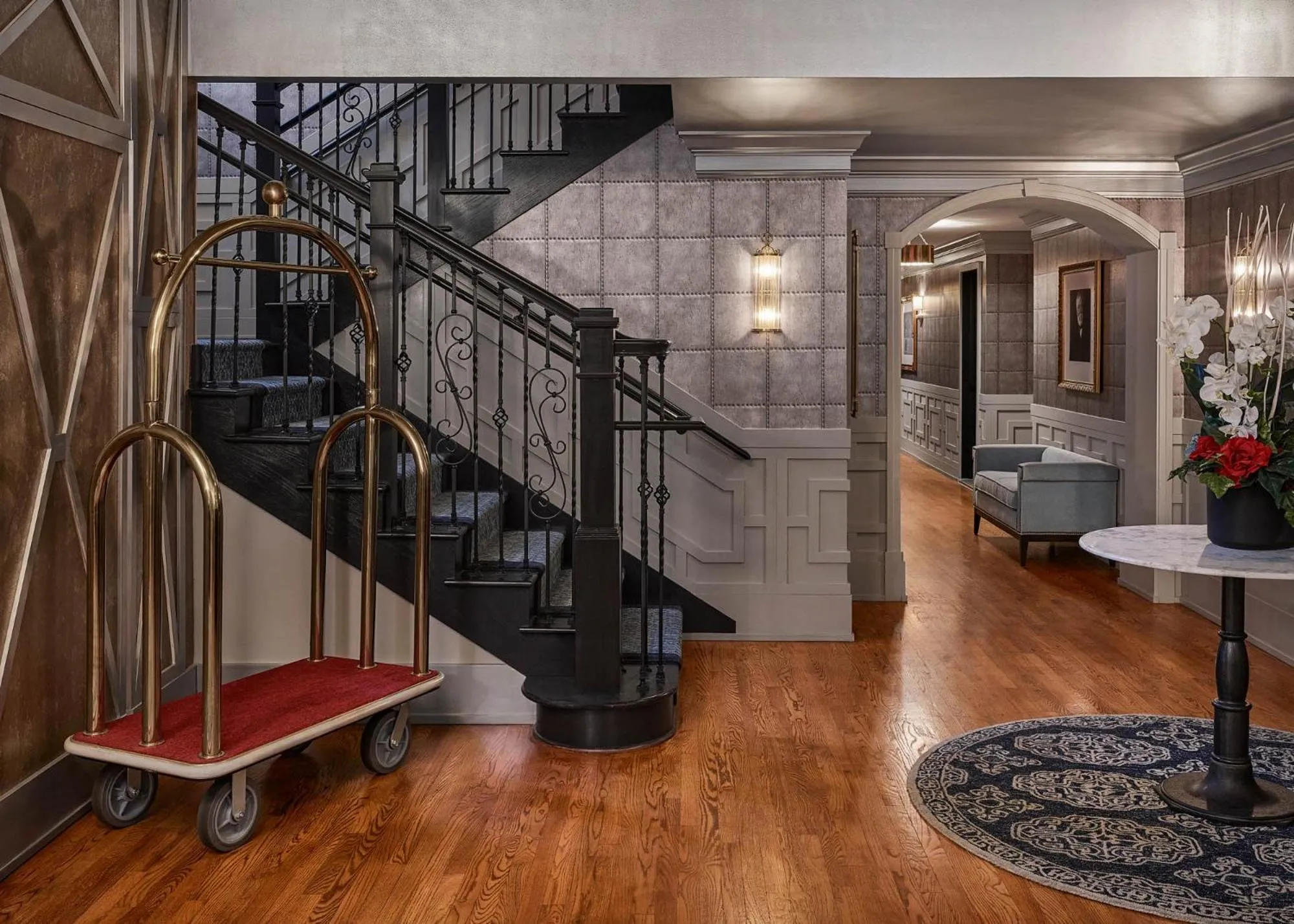 Lobby or reception in Carnegie House