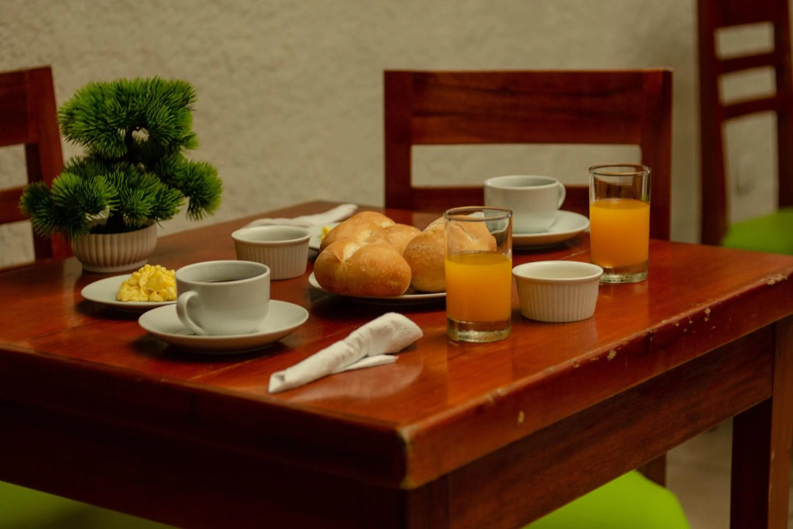 Food and drinks in Green House
