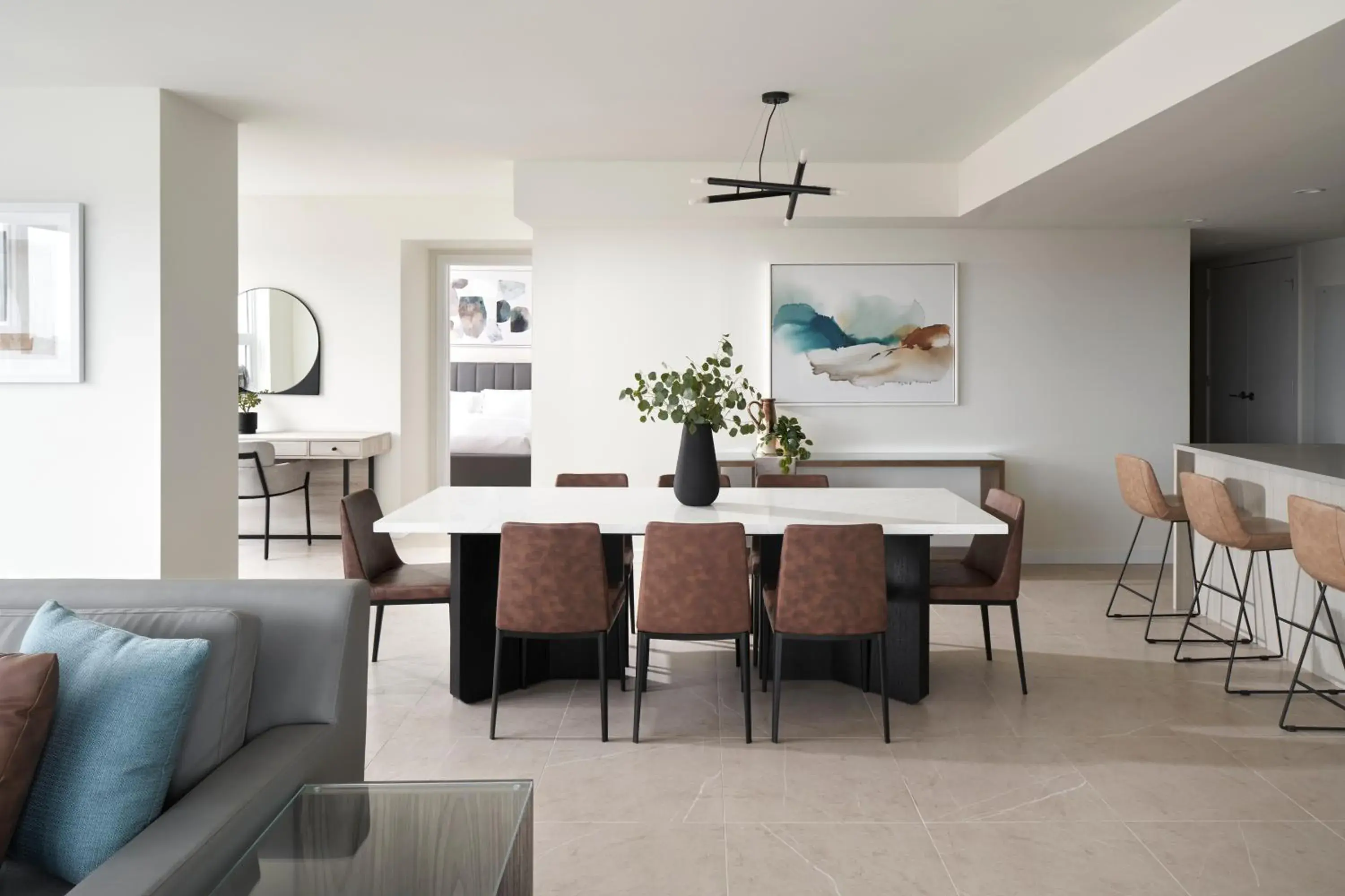 Living room in Level Seattle Downtown - South Lake Union Living room in Level Seattle Downtown - South Lake Union