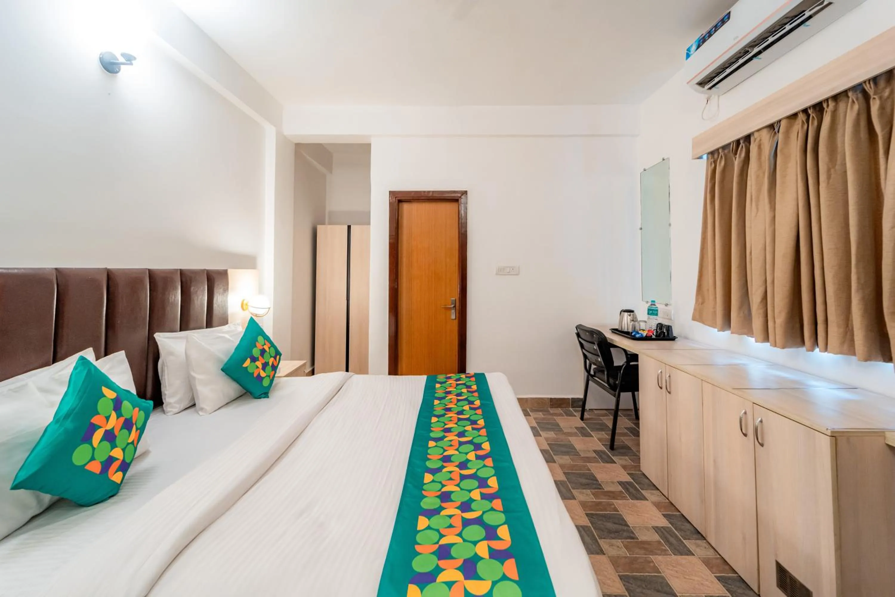 Bedroom, Bed in Treebo Clarissa Resort with Swimming Pool