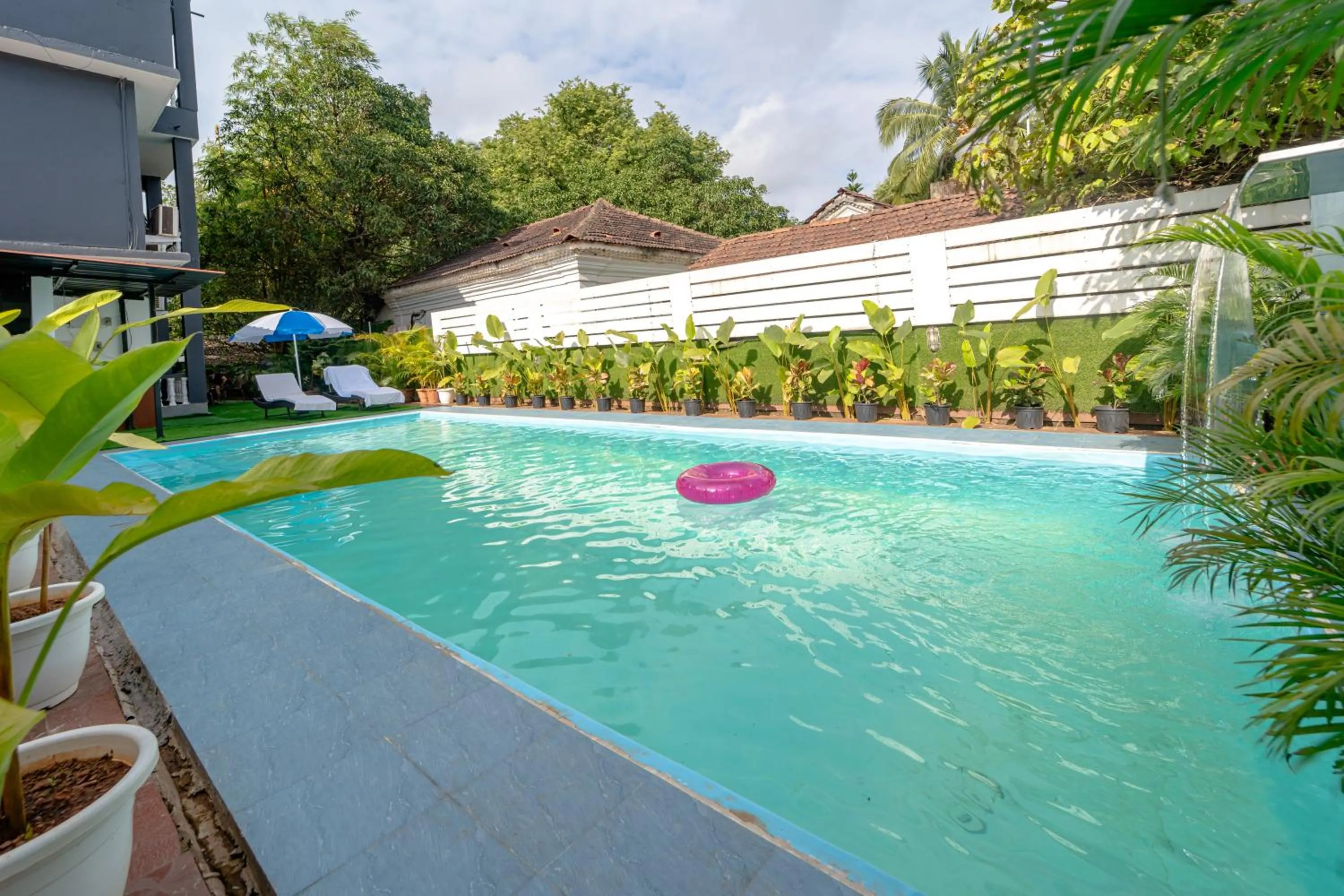 Swimming pool in Treebo Clarissa Resort with Swimming Pool