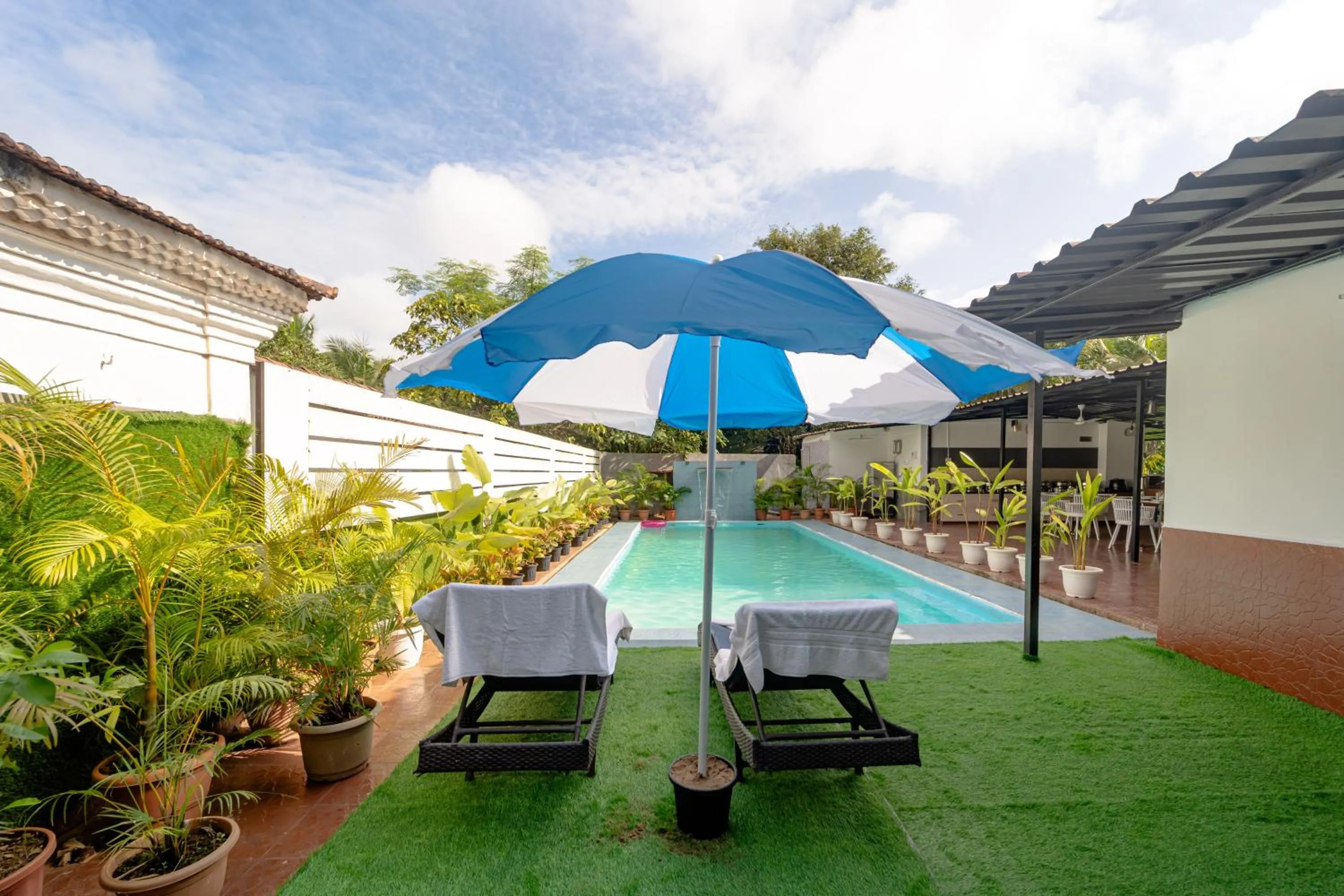 Swimming pool in Treebo Clarissa Resort with Swimming Pool