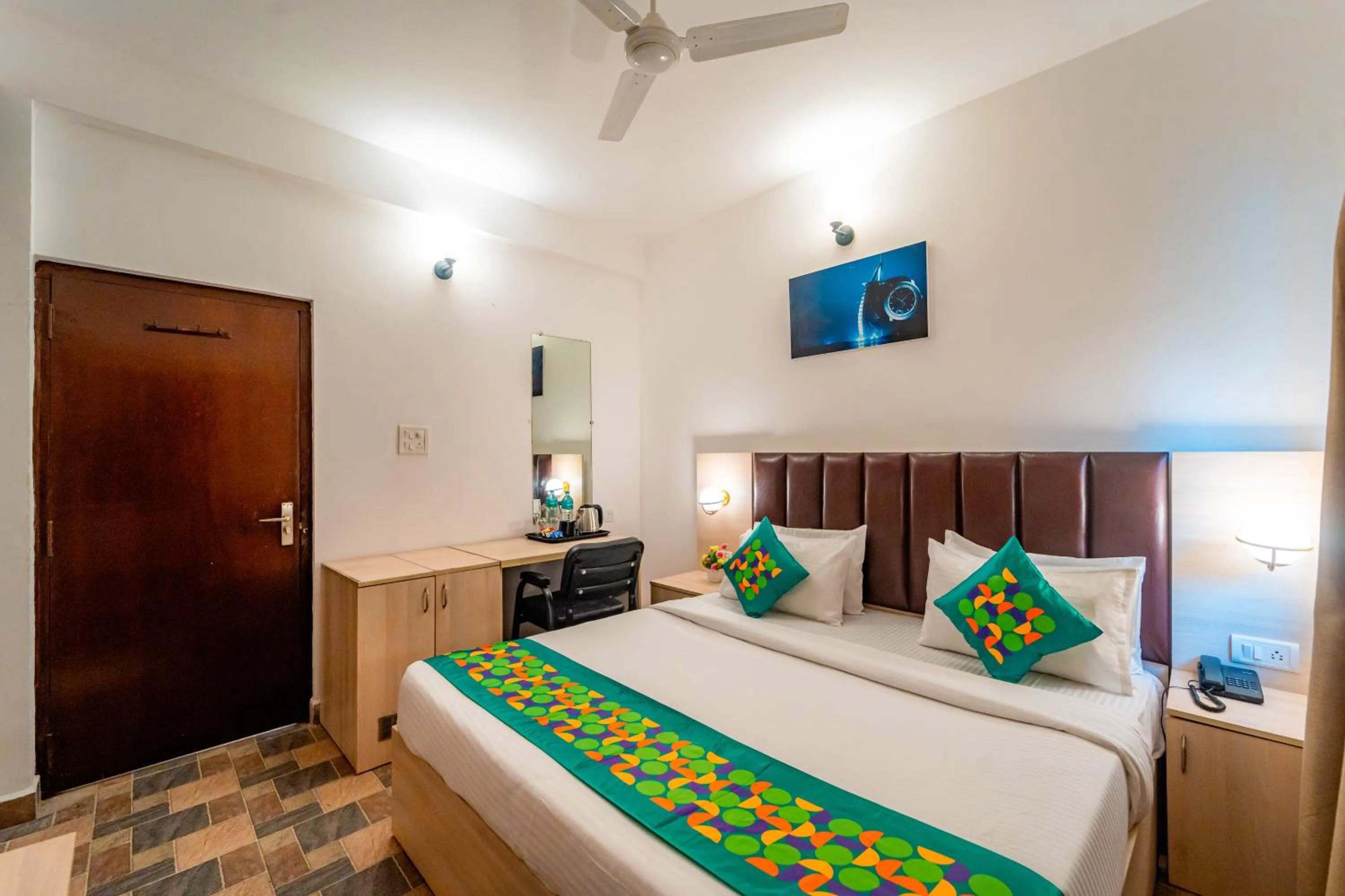 Bedroom, Bed in Treebo Clarissa Resort with Swimming Pool