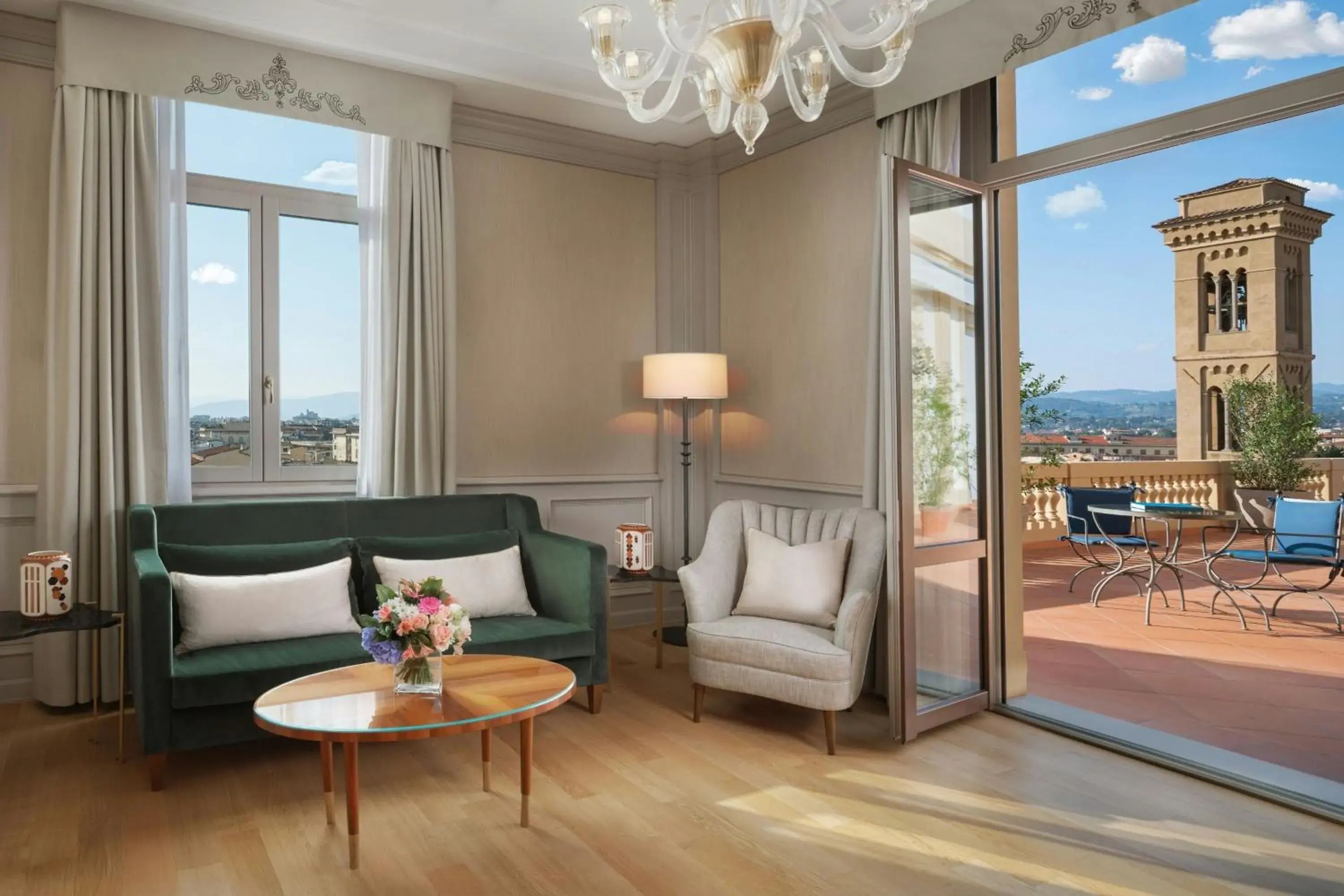 Living room in The Excelsior, a Luxury Collection Hotel, Florence Living room in The Excelsior, a Luxury Collection Hotel, Florence