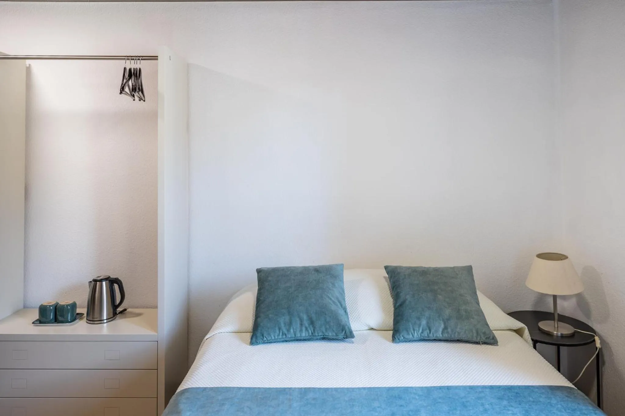 Bed in Hotel Rheingerbe