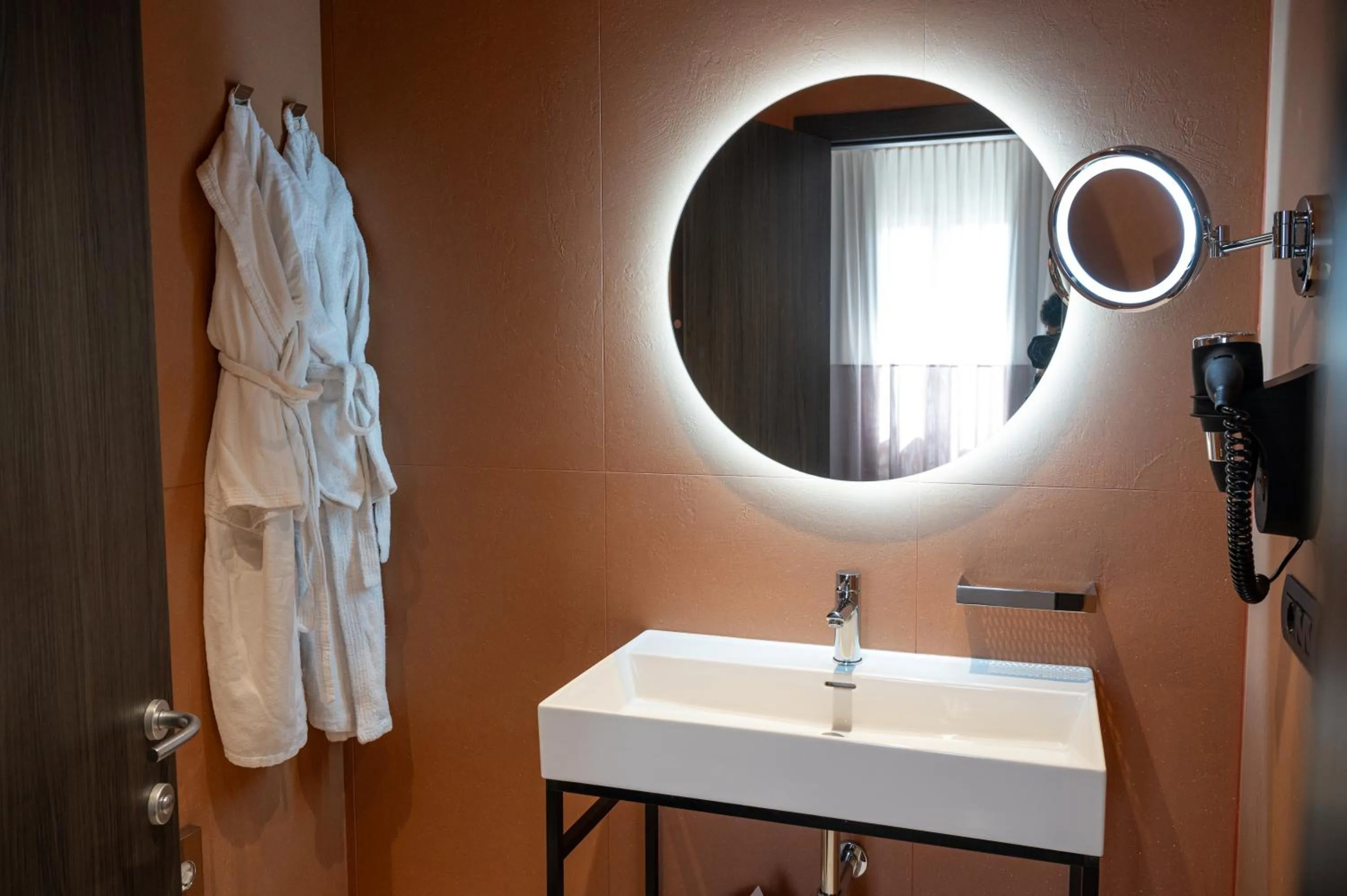 Bathroom in Bleis Hotel