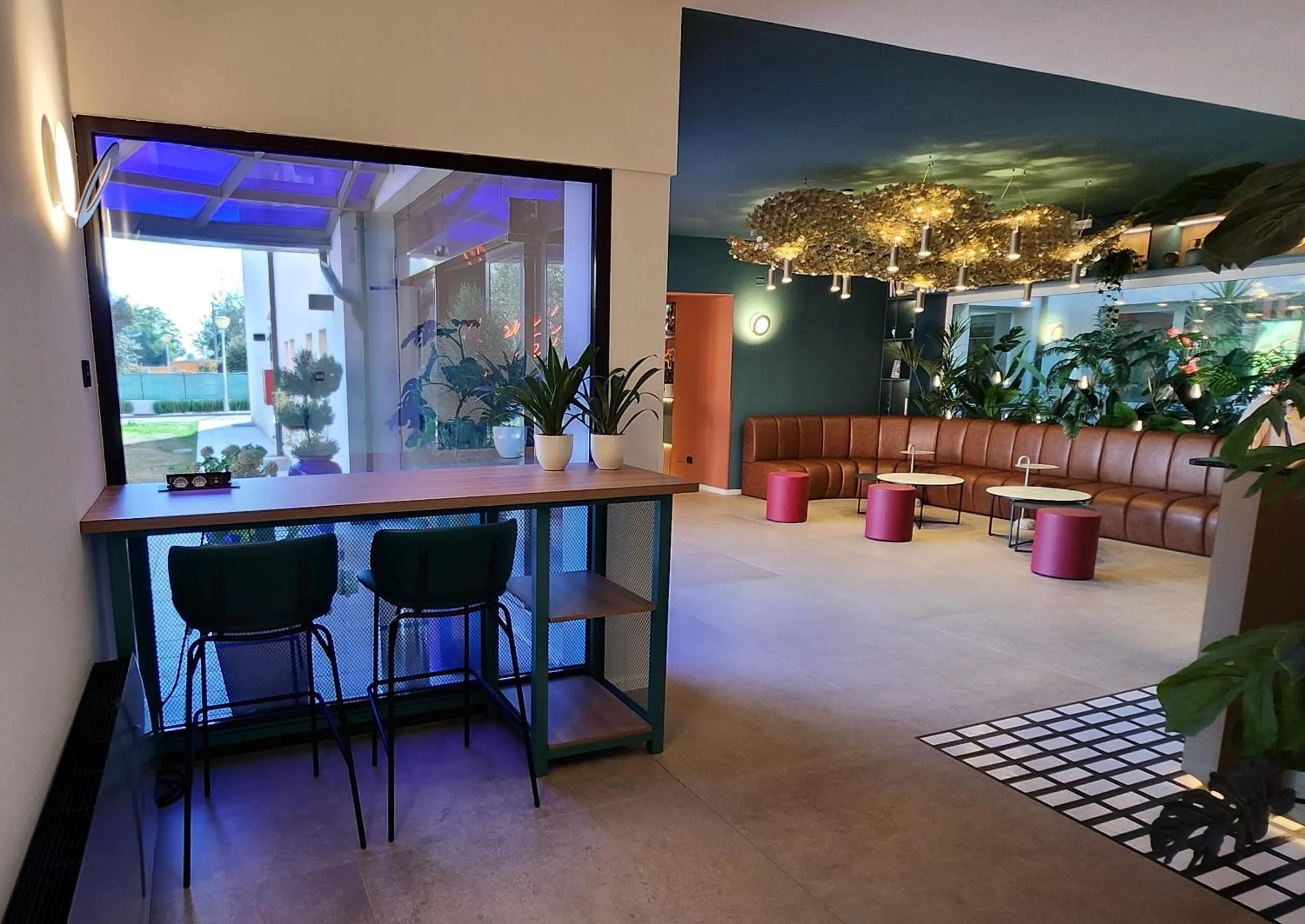 Lobby or reception in Bleis Hotel