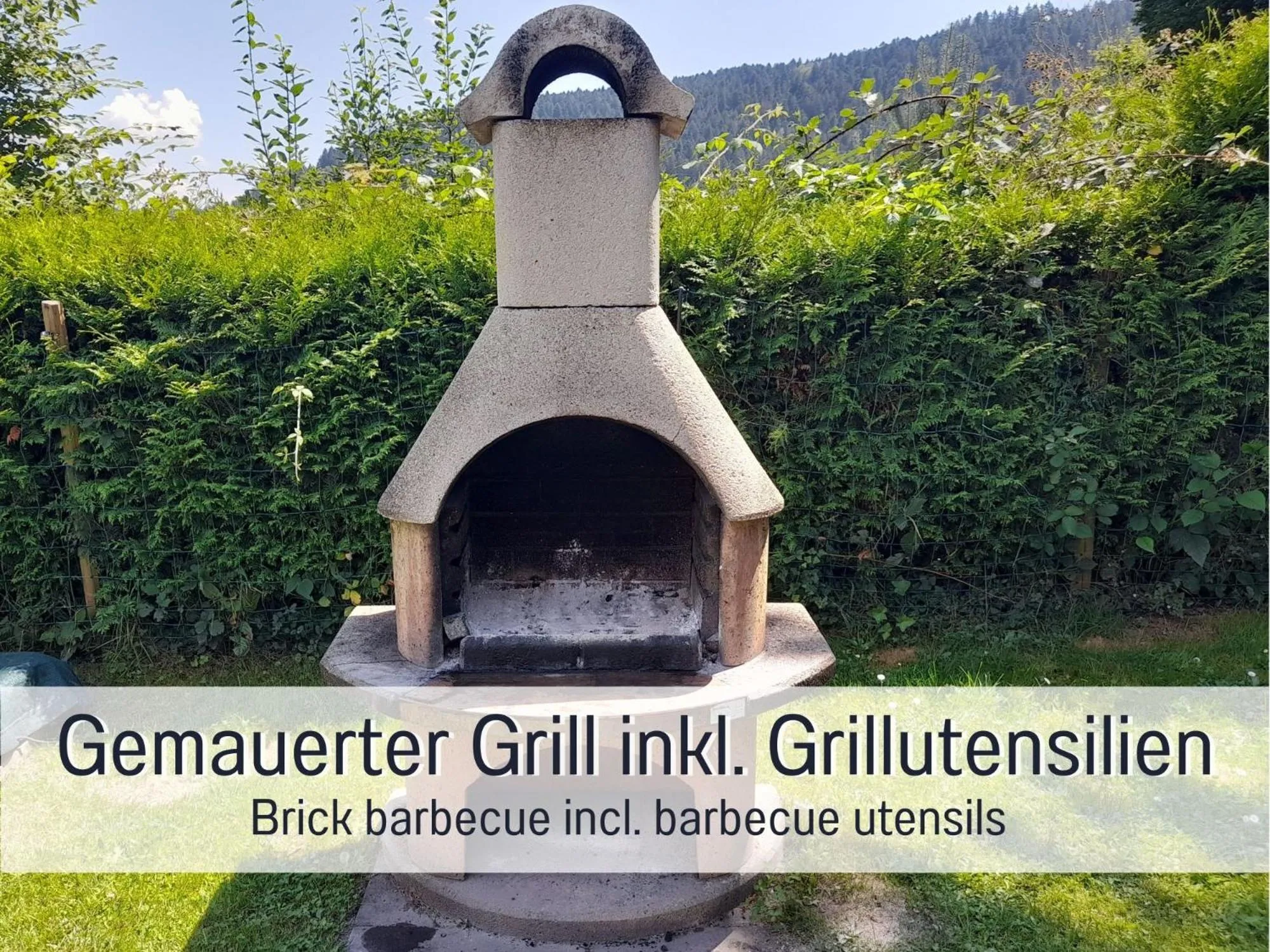 BBQ facilities in Dieboldsberg: Sauna | Whirlpool | Kamin | Garten