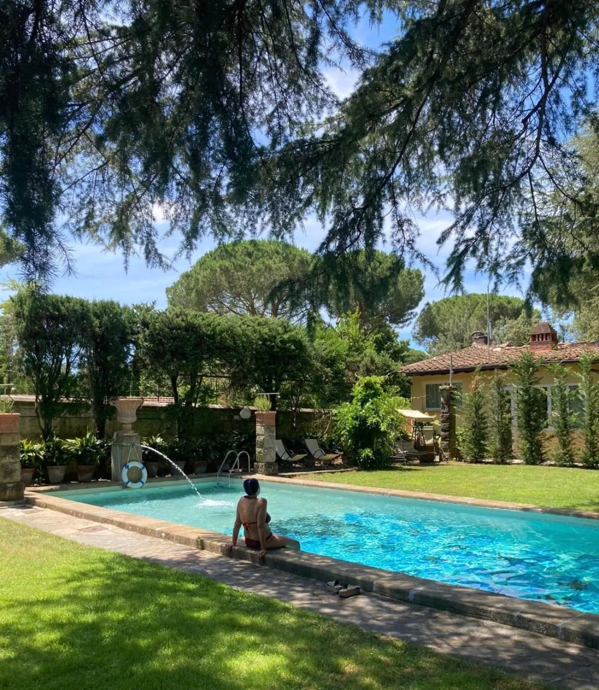 Swimming pool in Park Palace Hotel
