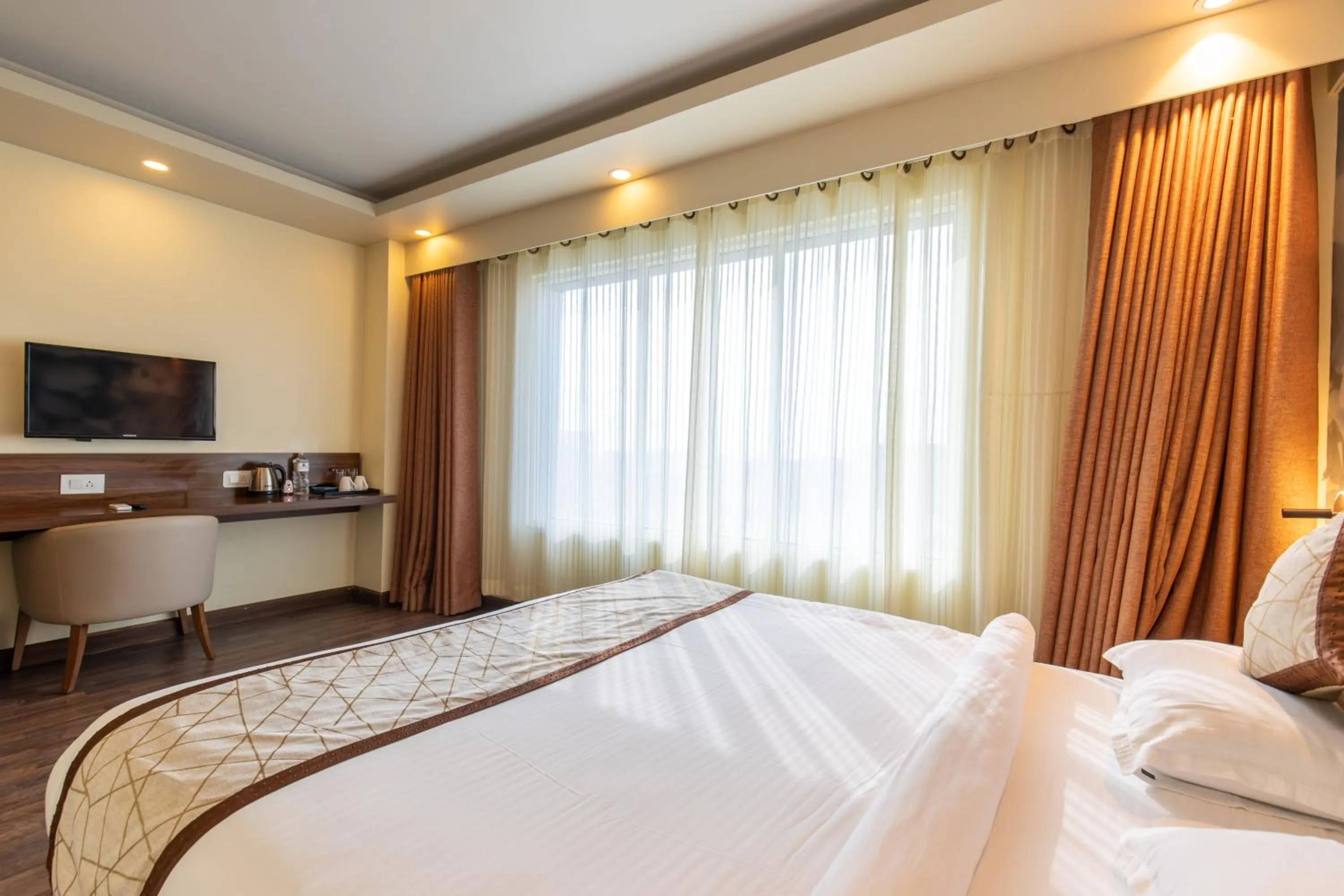 Bed in Gorakha Hotel