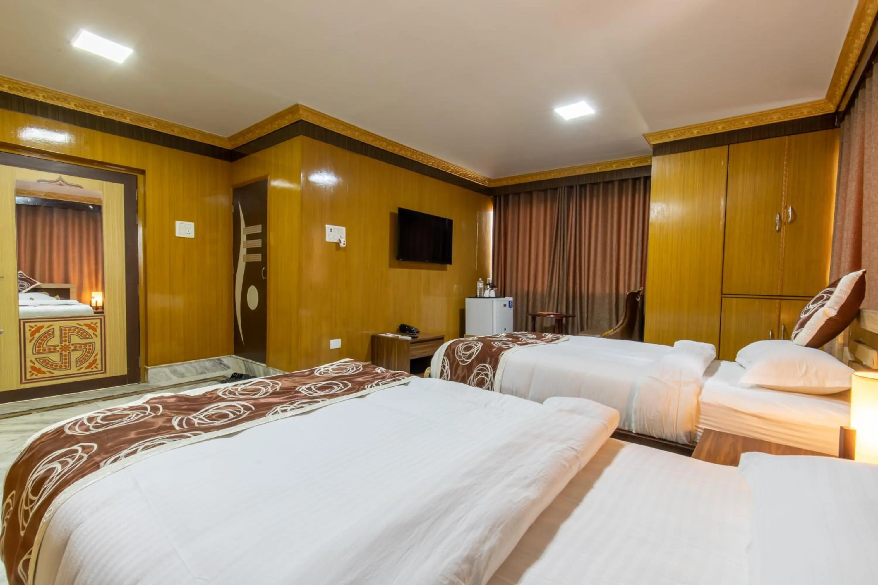 Bed in Gorakha Hotel