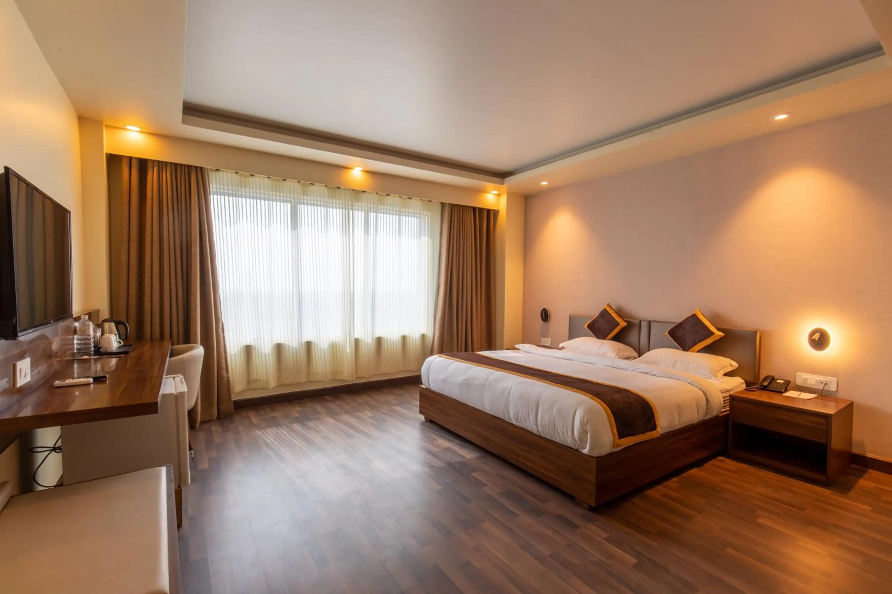 Bed in Gorakha Hotel