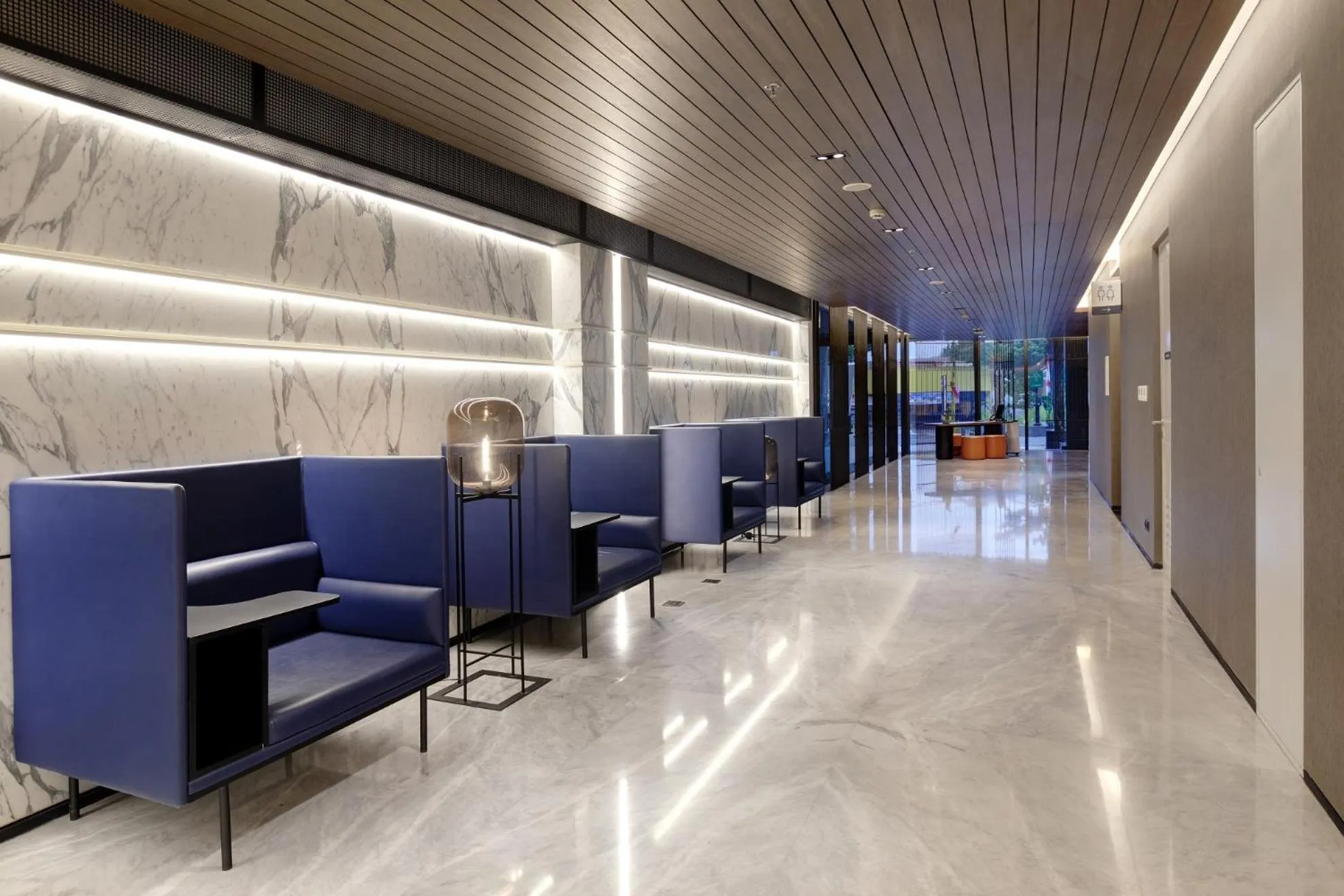 Lobby or reception in Hotel Aruss Semarang