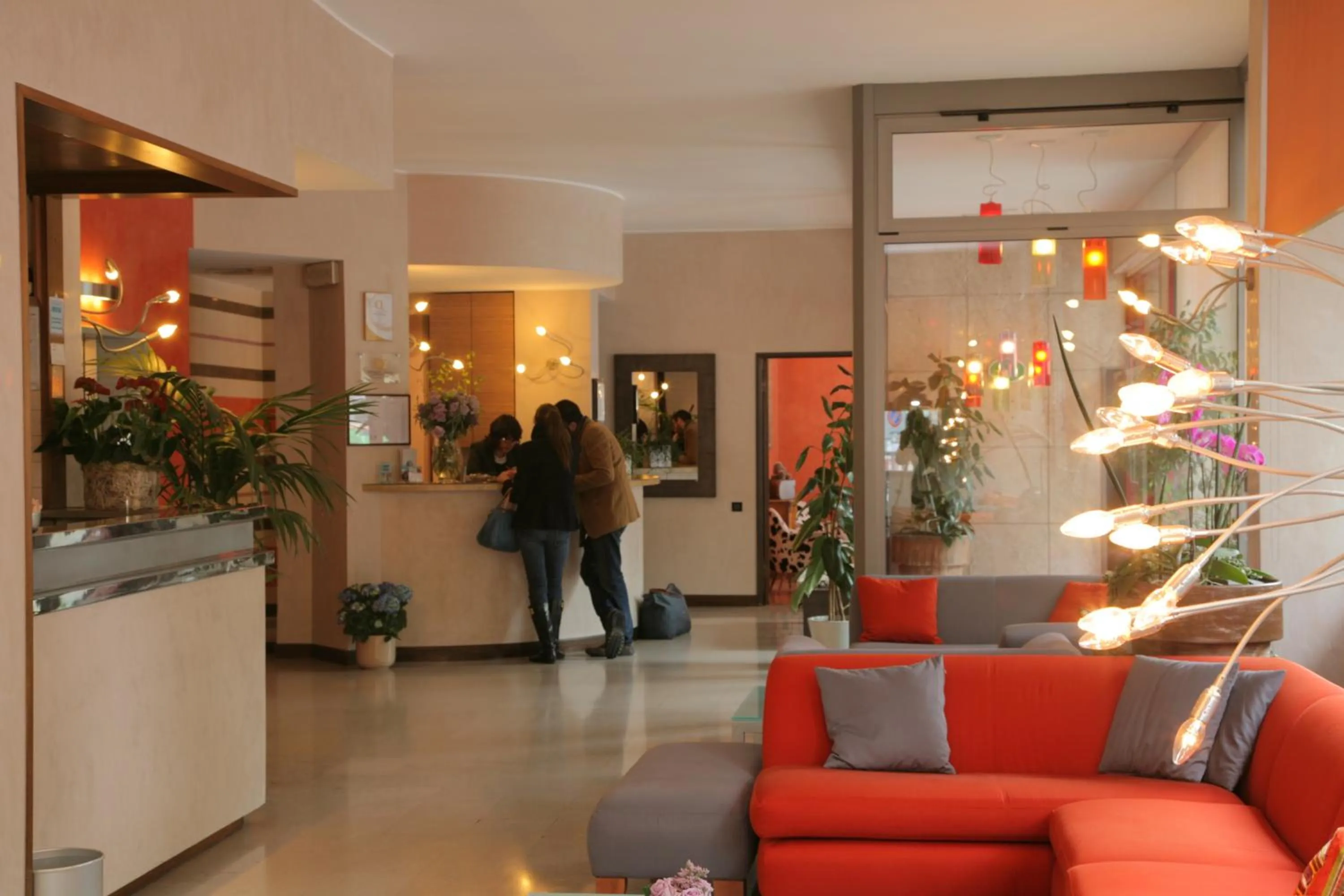 Lobby or reception in Park Hotel Meublé