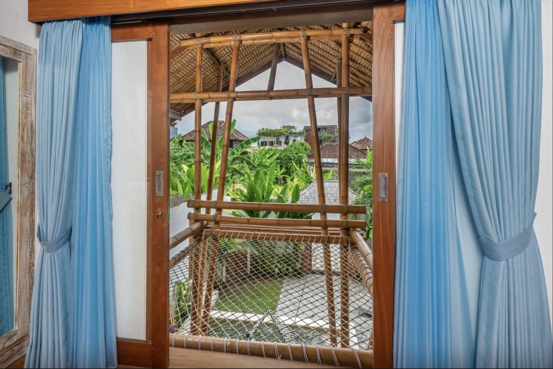 Garden view in The Secret Jungle Villas Berawa