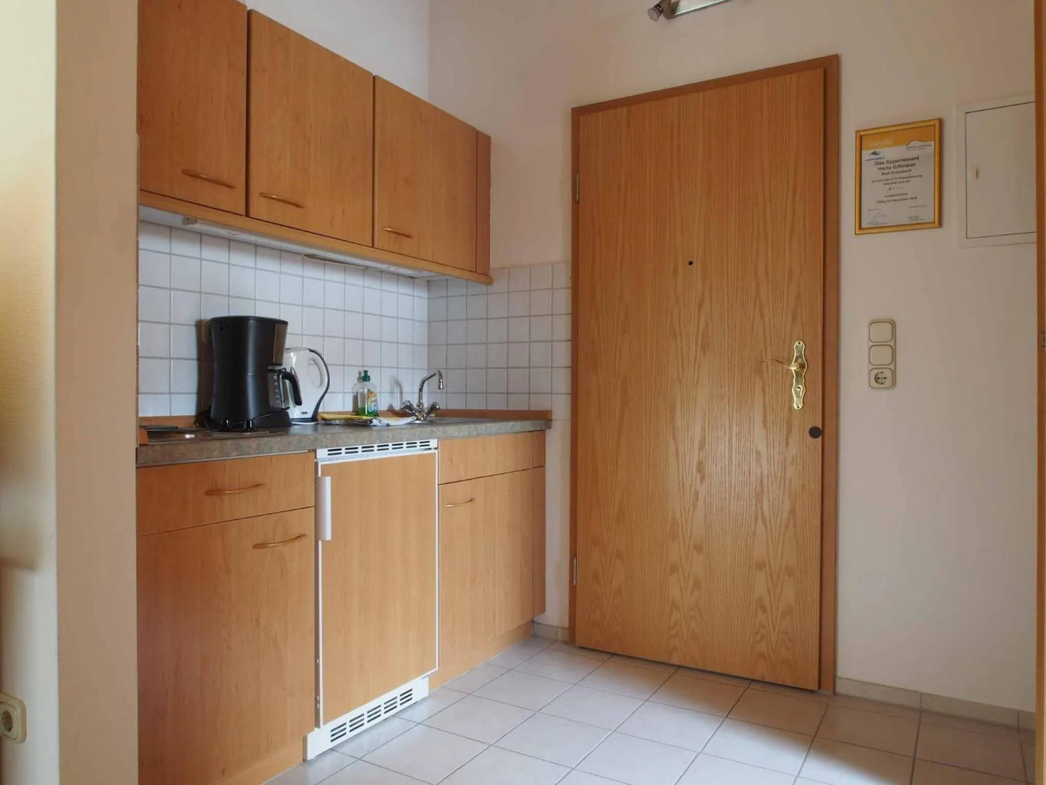 Kitchen or kitchenette in Appartements Gillmeier Herta