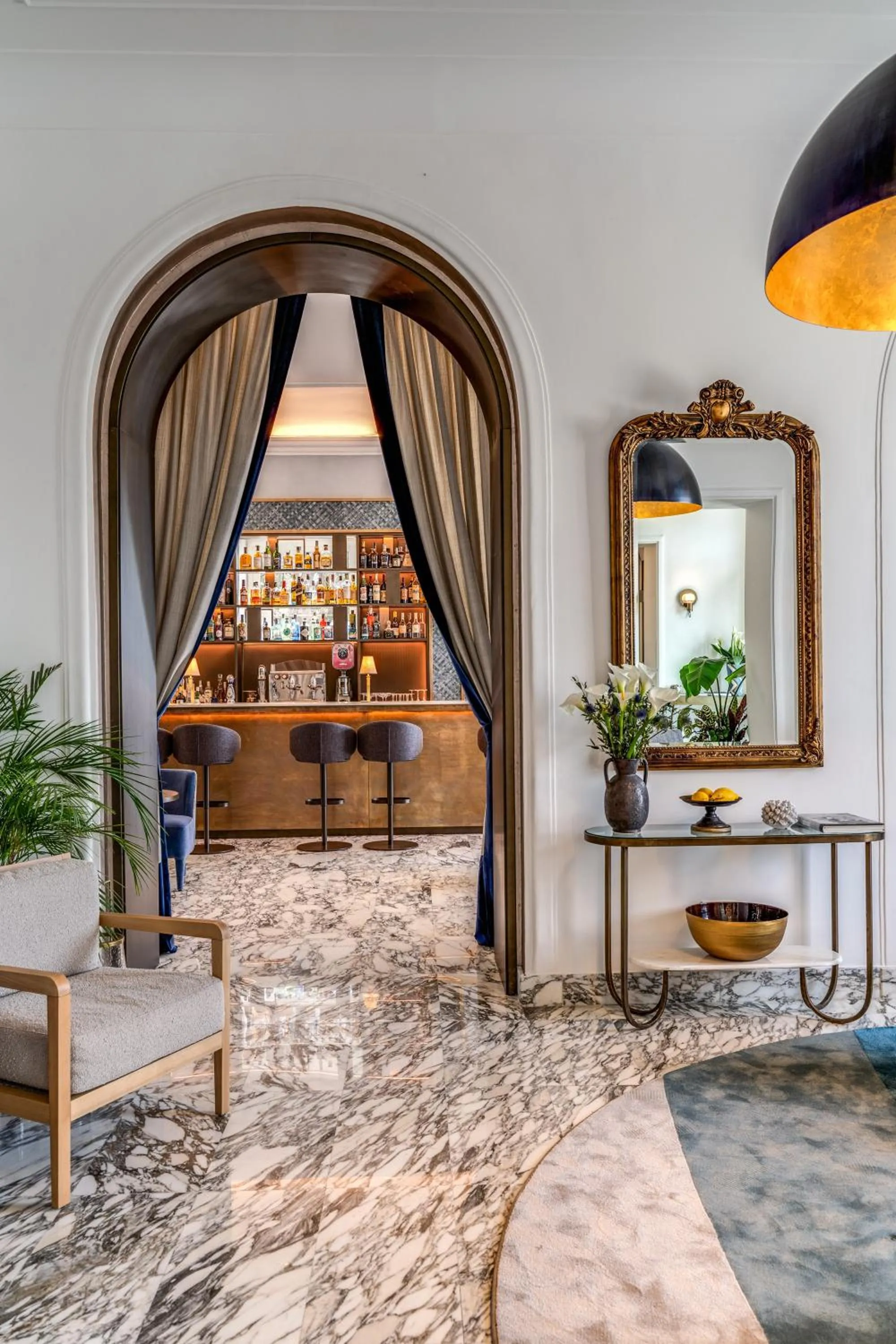 Lobby or reception in Hotel Mediterraneo